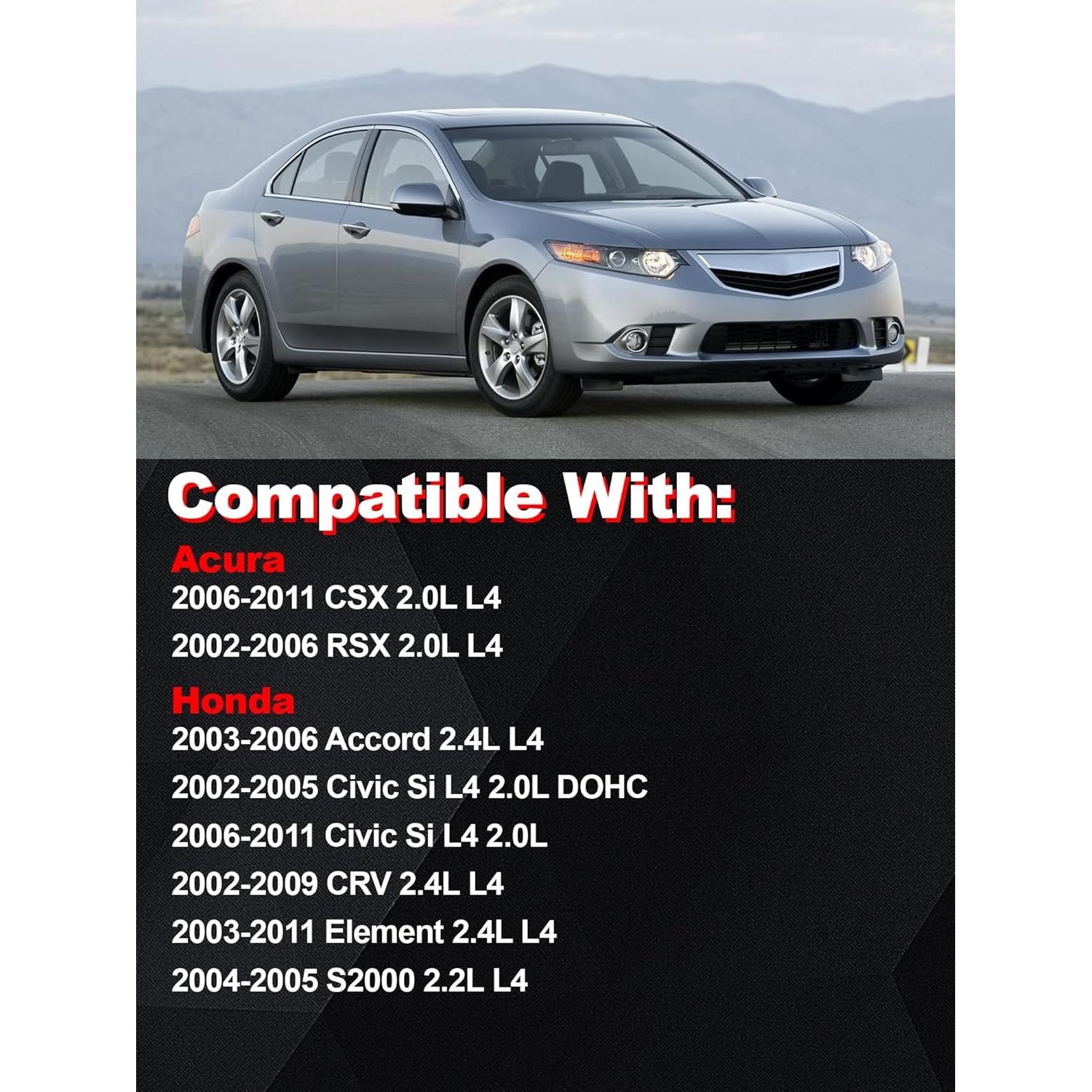 Bobina de Encendido Xongjojo Juego de 4 para Honda 2.0L-2.4L