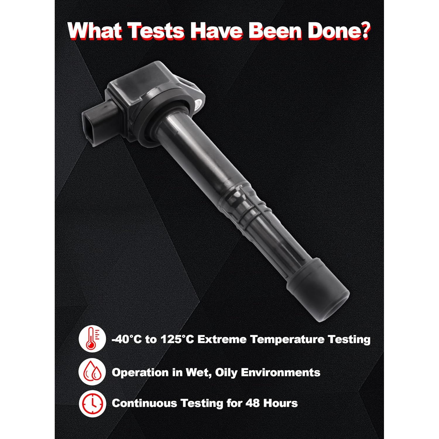 Bobina de Encendido Xongjojo Juego de 4 para Honda 2.0L-2.4L