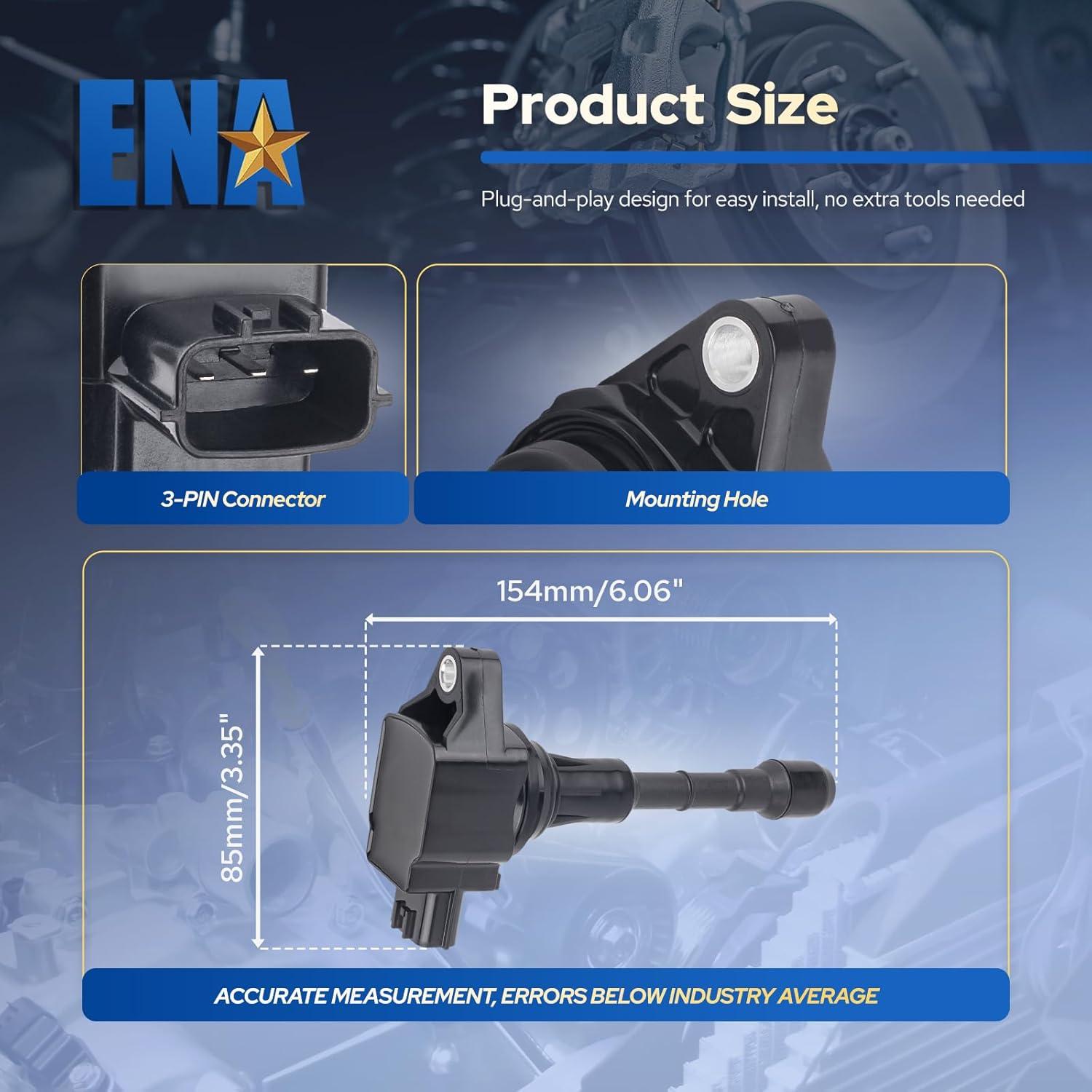 ENA Juego de 6 Bobinas de Encendido para Nissan Infiniti 2.5L 3.5L