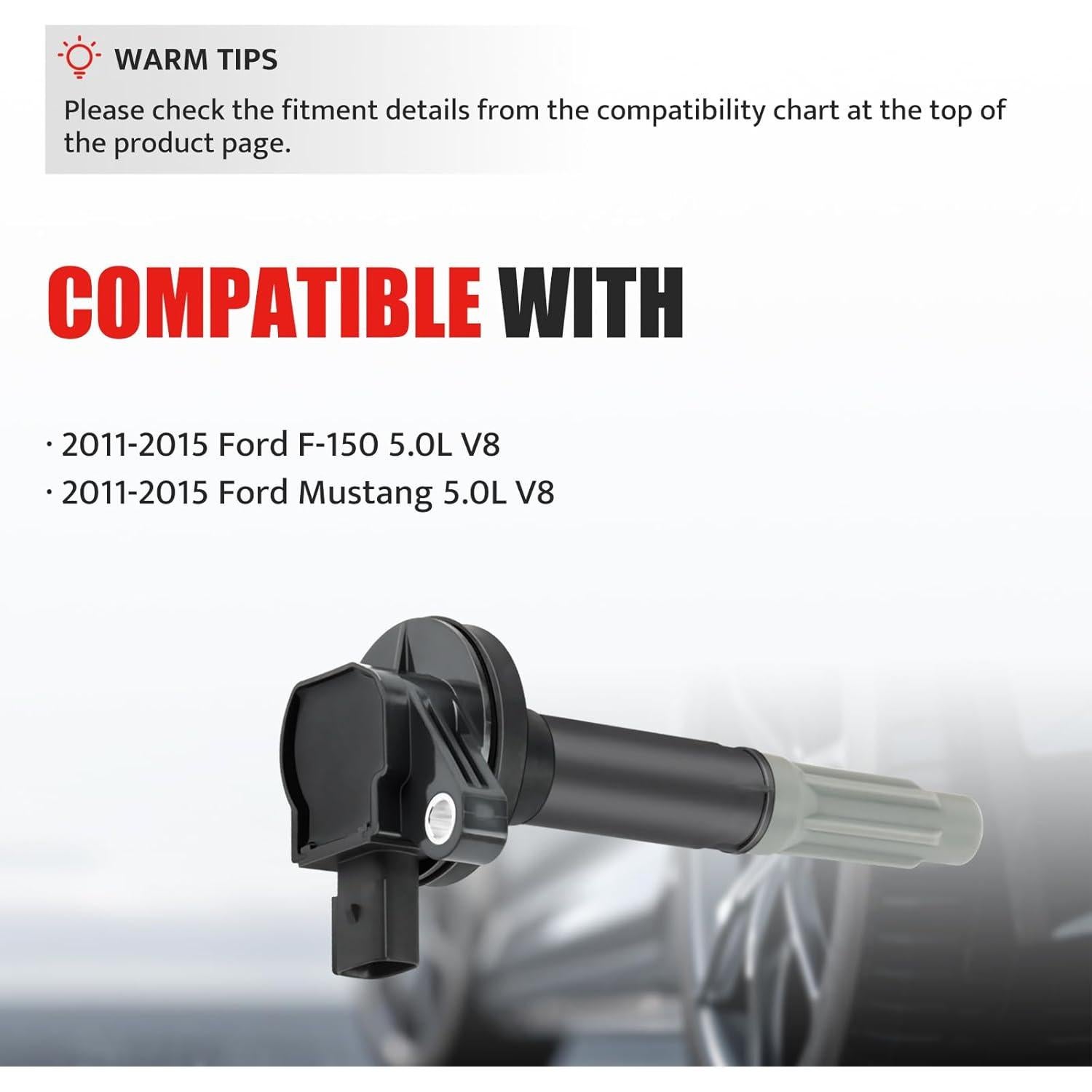 Juego de 8 Bobinas de Encendido NPAUTO UF-622 para Ford 5.0L V8