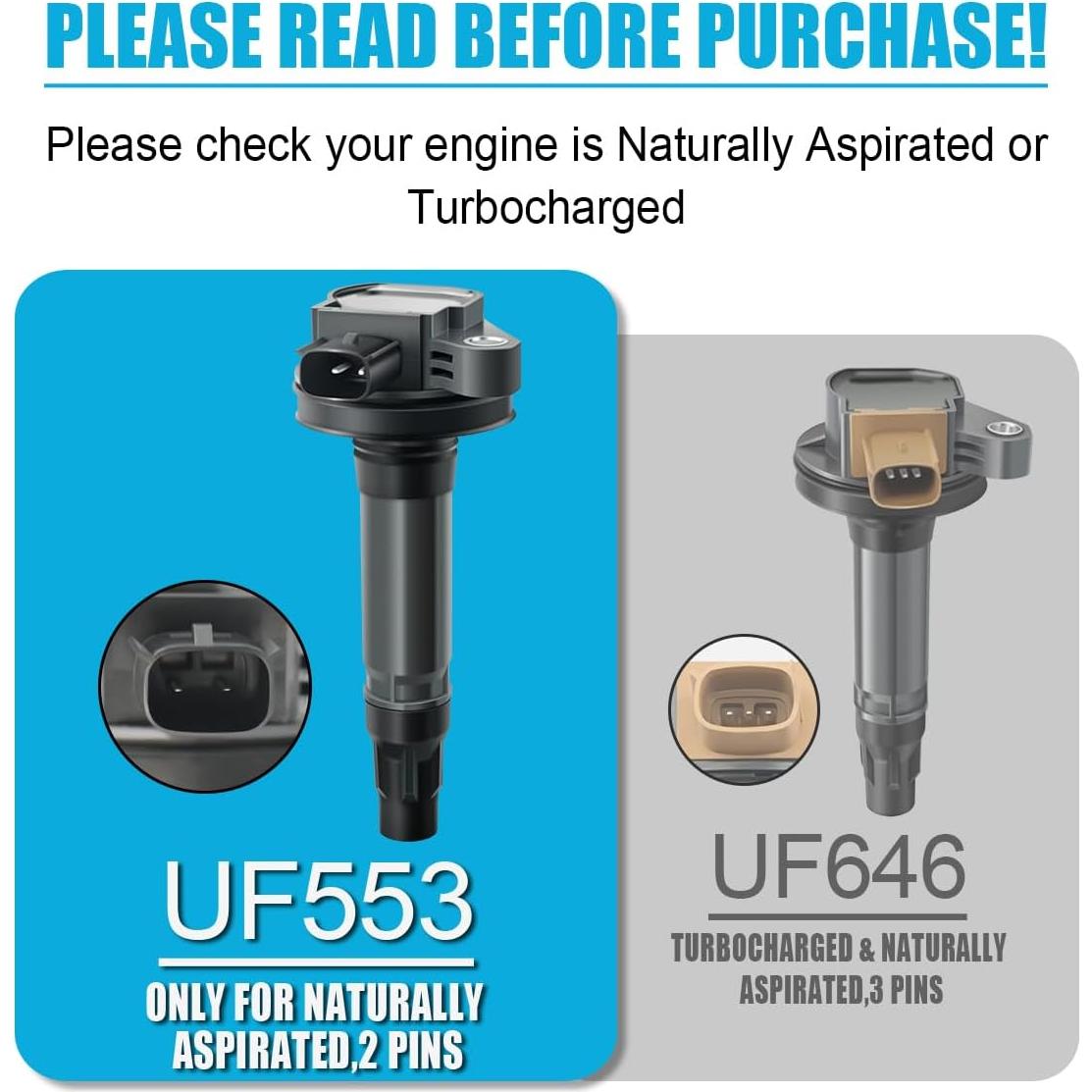 Juego de 6 Bobinas de Encendido y Bujías Platino MAS SP589