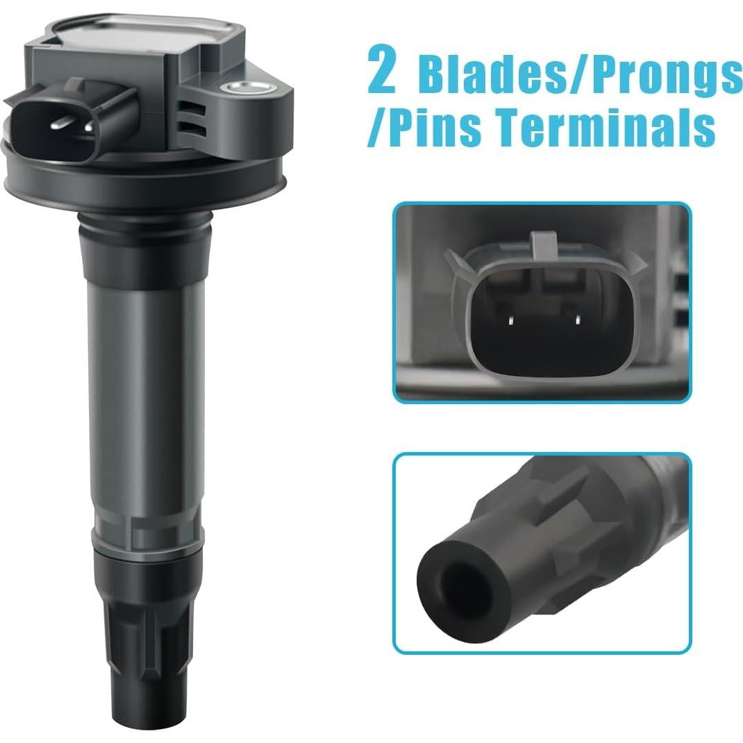 Juego de 6 Bobinas de Encendido y Bujías Platino MAS SP589