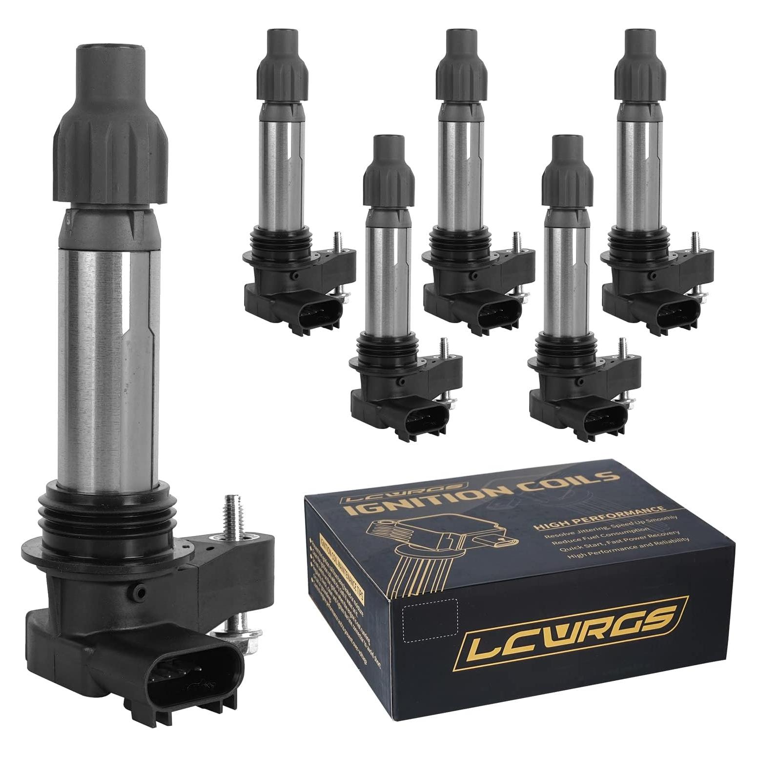 Juego de 6 Bobinas de Encendido LCWRGS para V6 Buick GMC Chevy