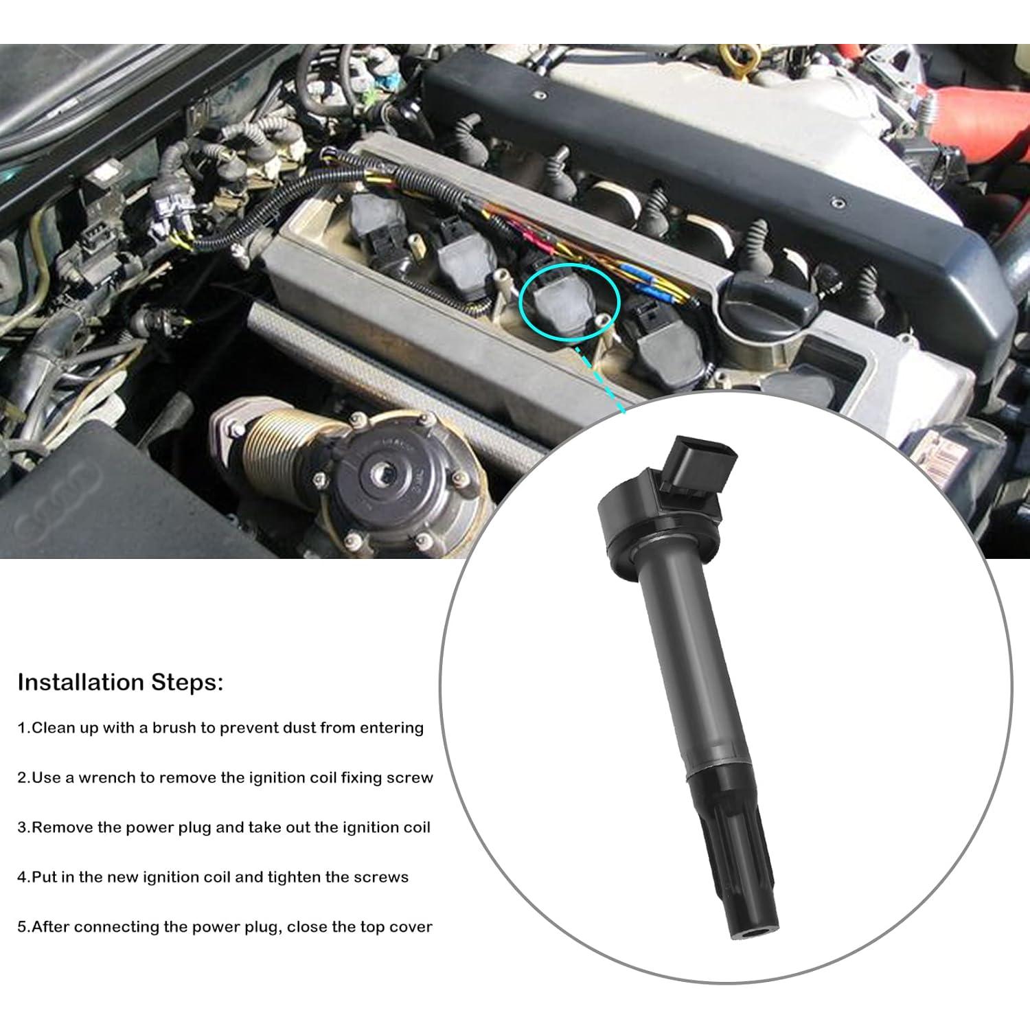 Juego de 6 Bobinas de Encendido LCWRGS para V6 Buick GMC Chevy