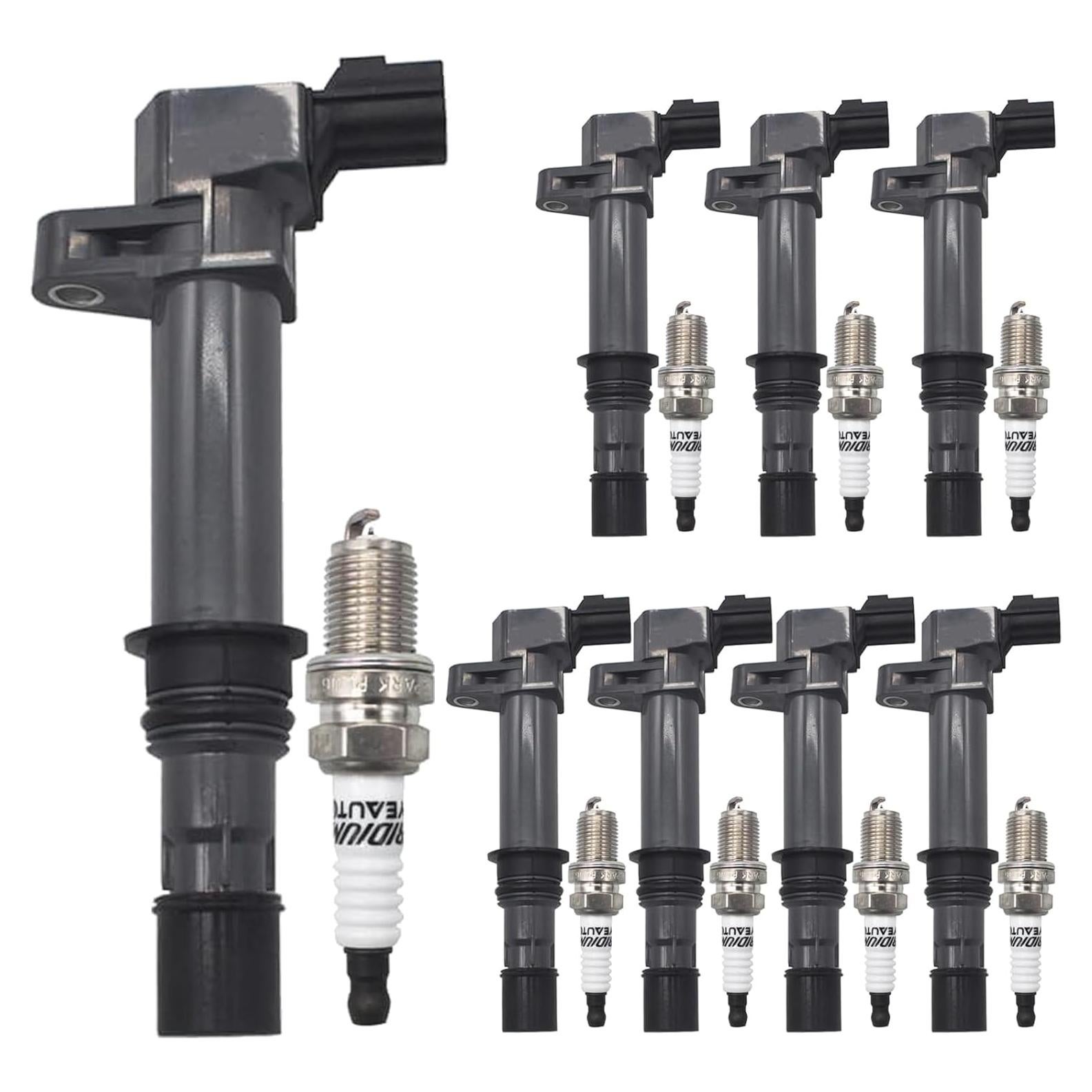 Paquete de 8 Bobinas de Encendido y Bujías OYEAUTO 4.7L V8