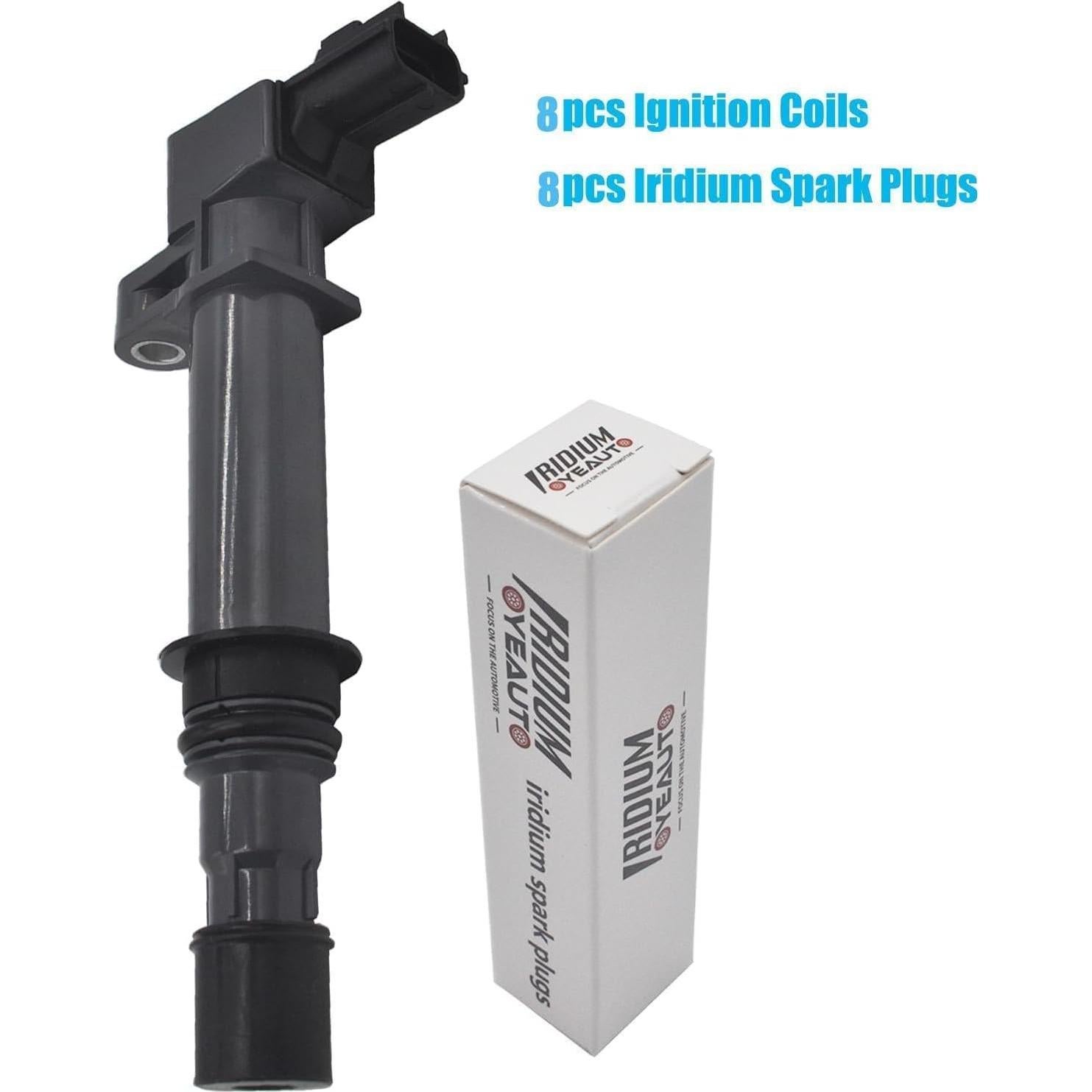 Paquete de 8 Bobinas de Encendido y Bujías OYEAUTO 4.7L V8