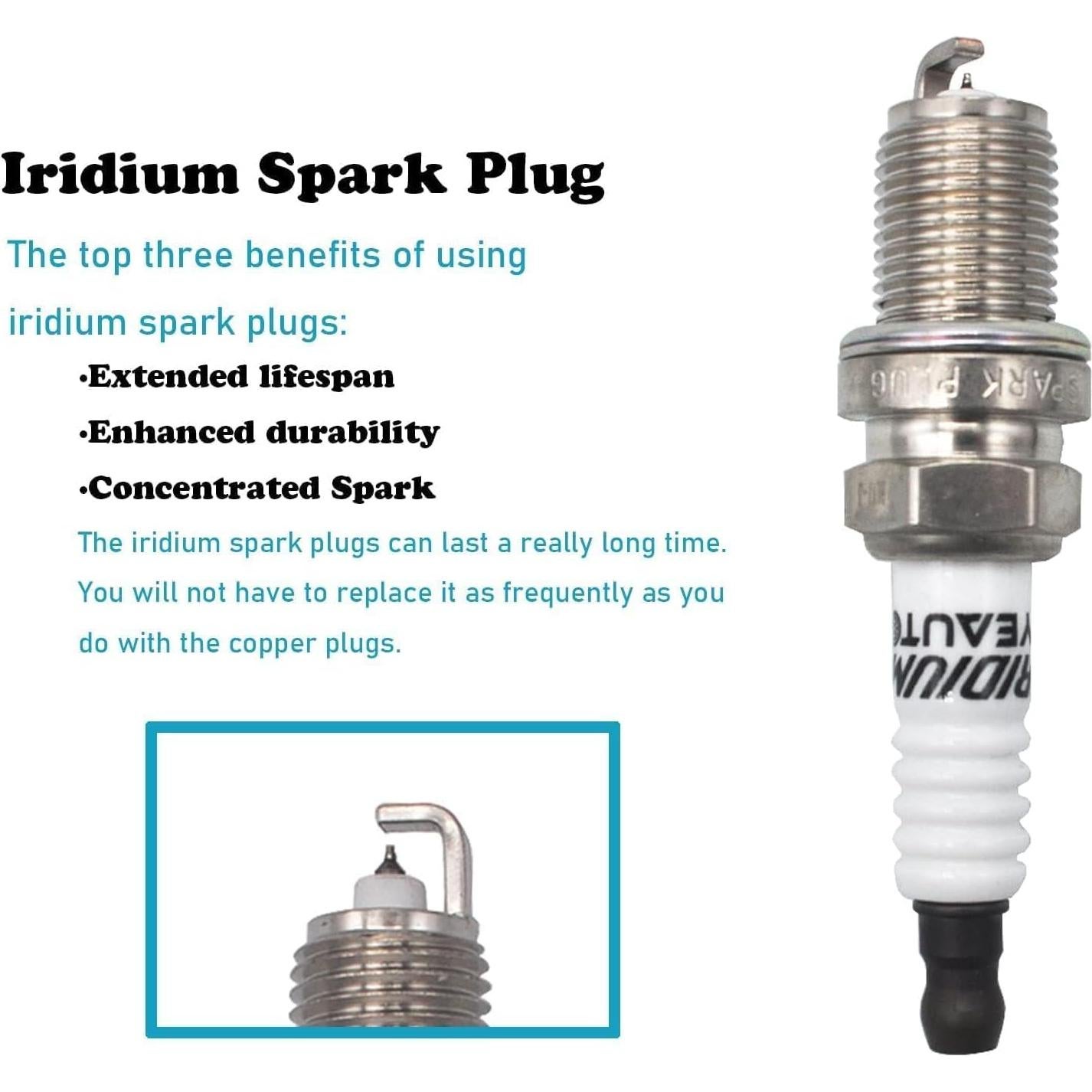 Paquete de 8 Bobinas de Encendido y Bujías OYEAUTO 4.7L V8