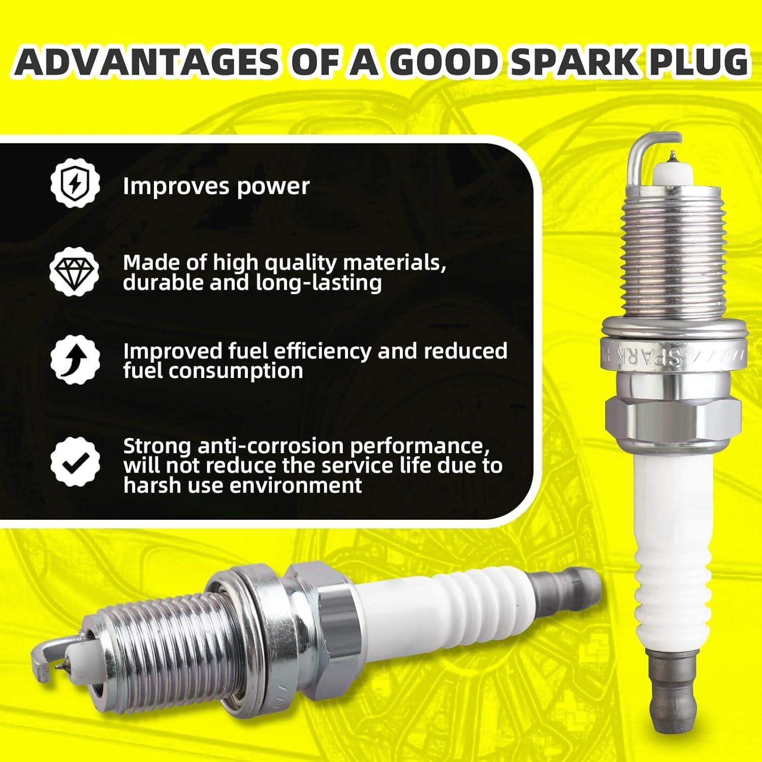 Juego de 5 Bobinas de Encendido y 5 Bujías Iridio MOAUTO