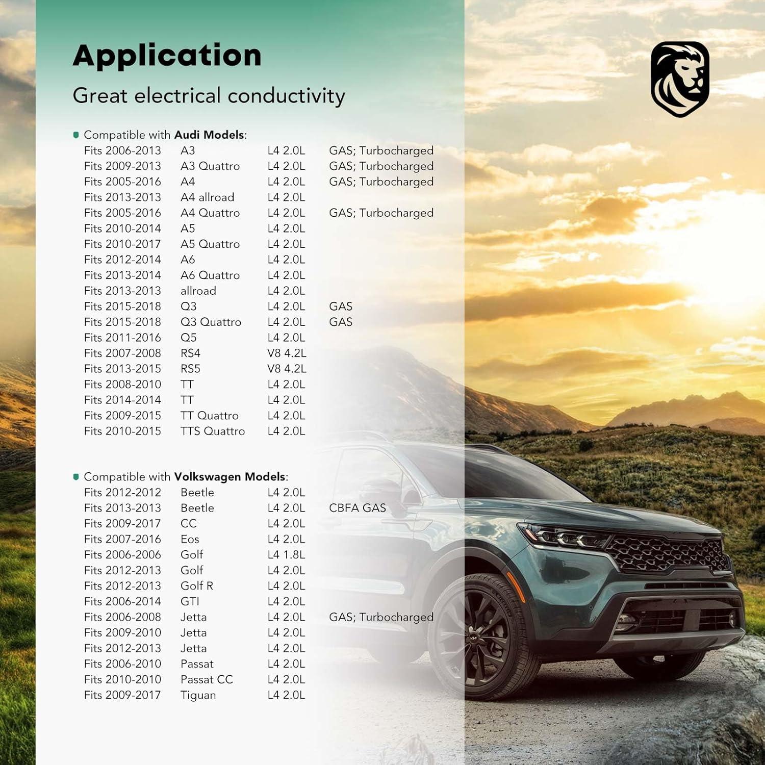 Bobinas de Encendido YHTAUTO para Volkswagen y Audi - 5 Piezas