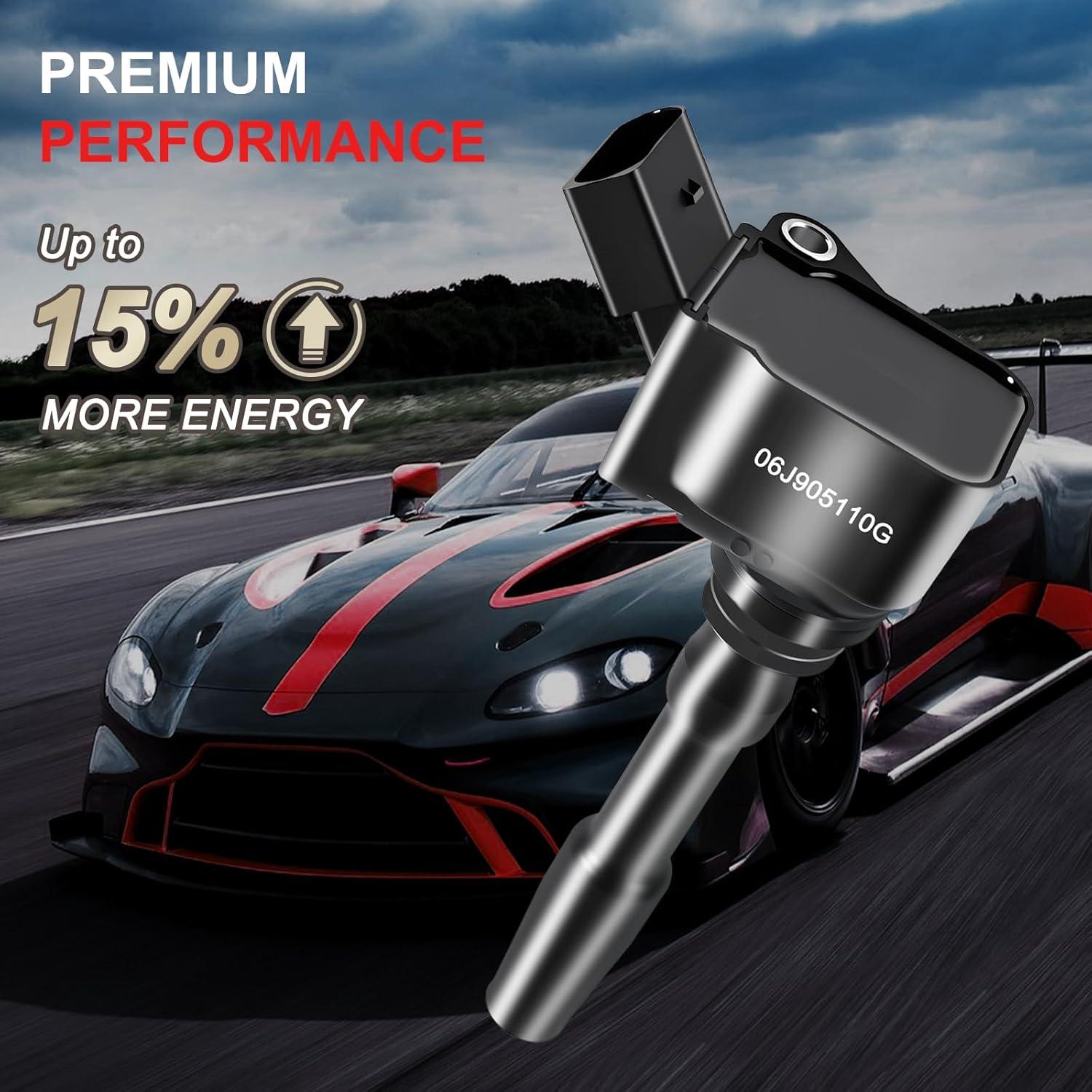 Bobinas de Encendido GPMMWPG UF716 Set de 4 para Audi y VW