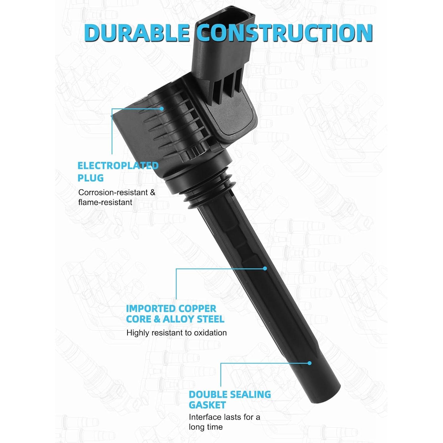 Bobina de Encendido y Bujía Iridio TAUTOY 4PCS 2.0L 2014-2021