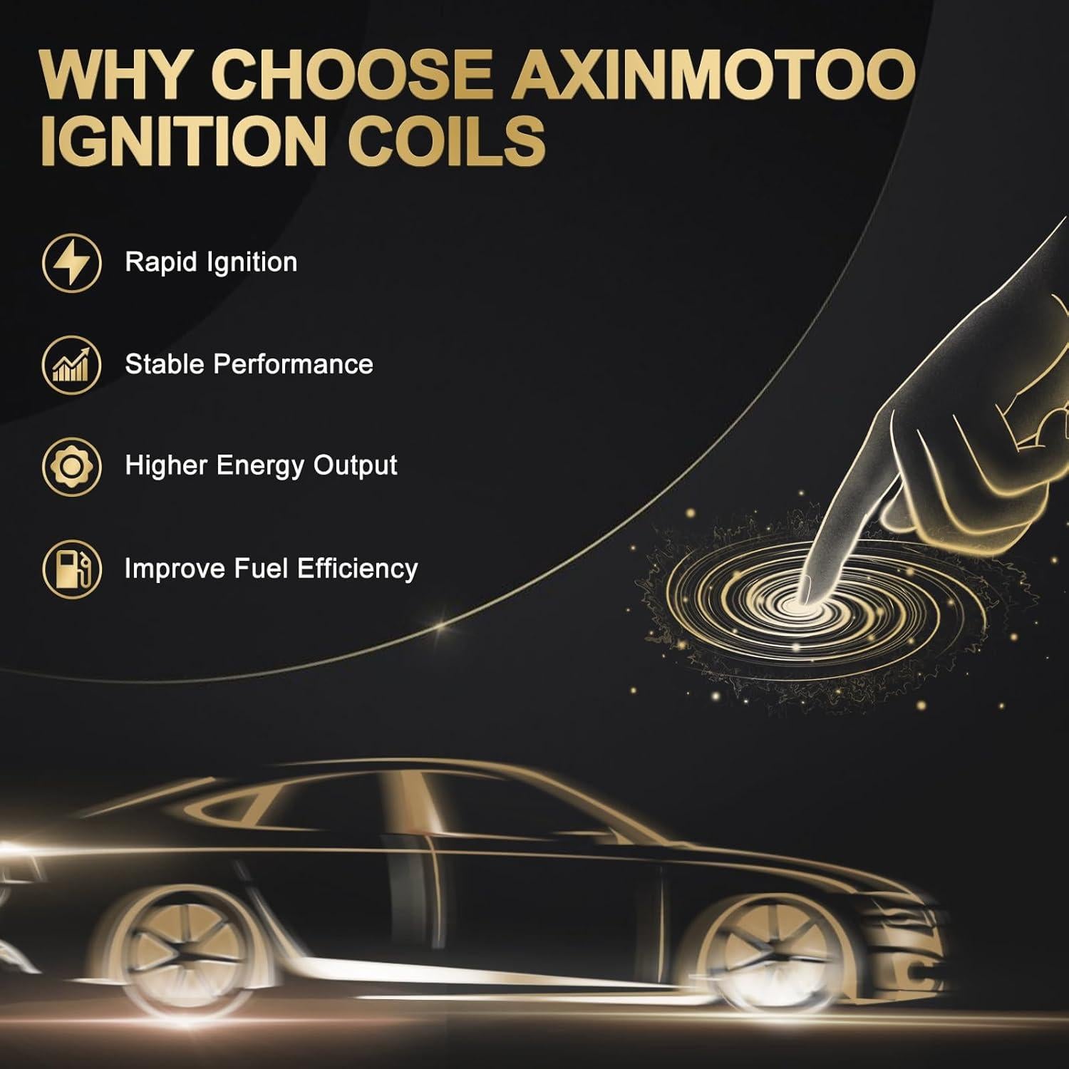 Bobinas de Encendido AXINMOTOO UF575 5PCS para VW y Audi
