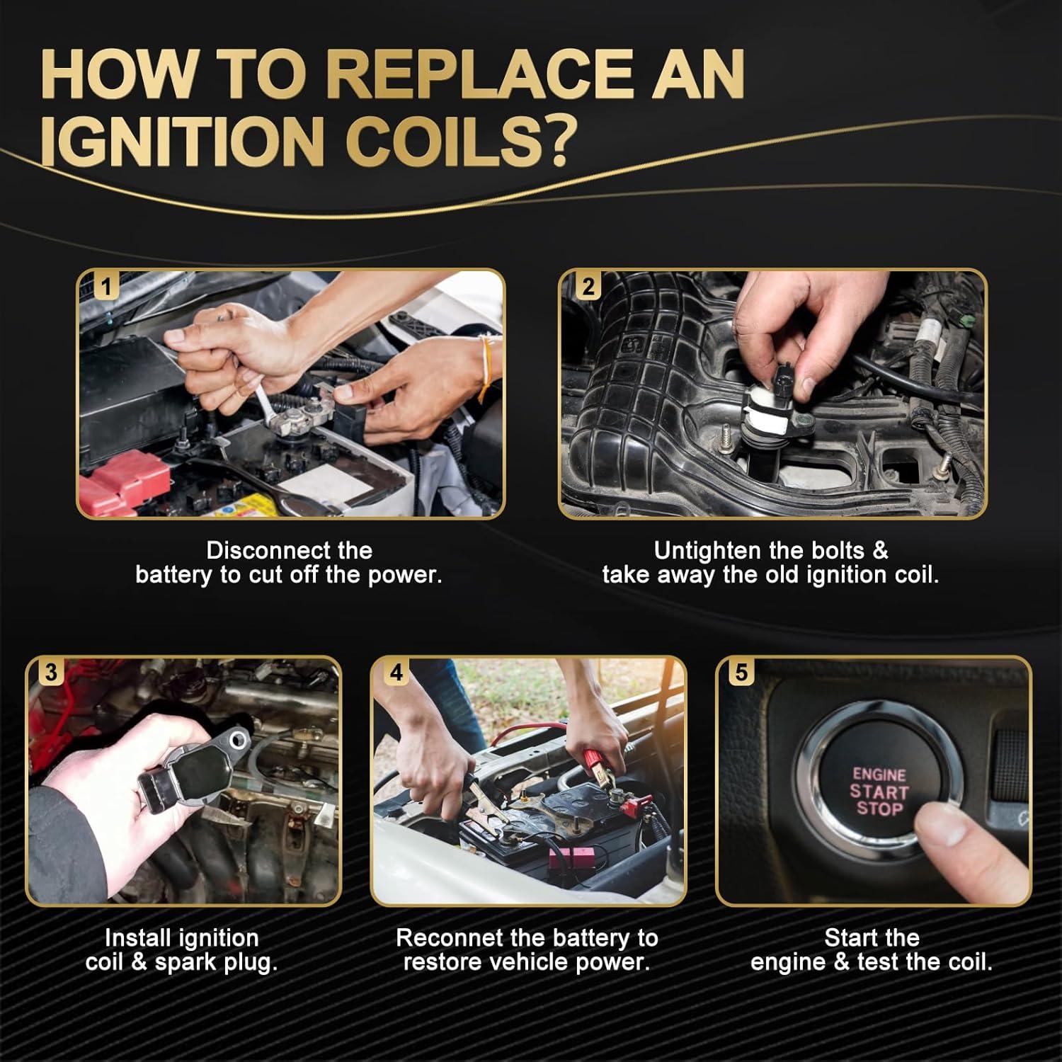 Bobinas de Encendido AXINMOTOO UF575 5PCS para VW y Audi