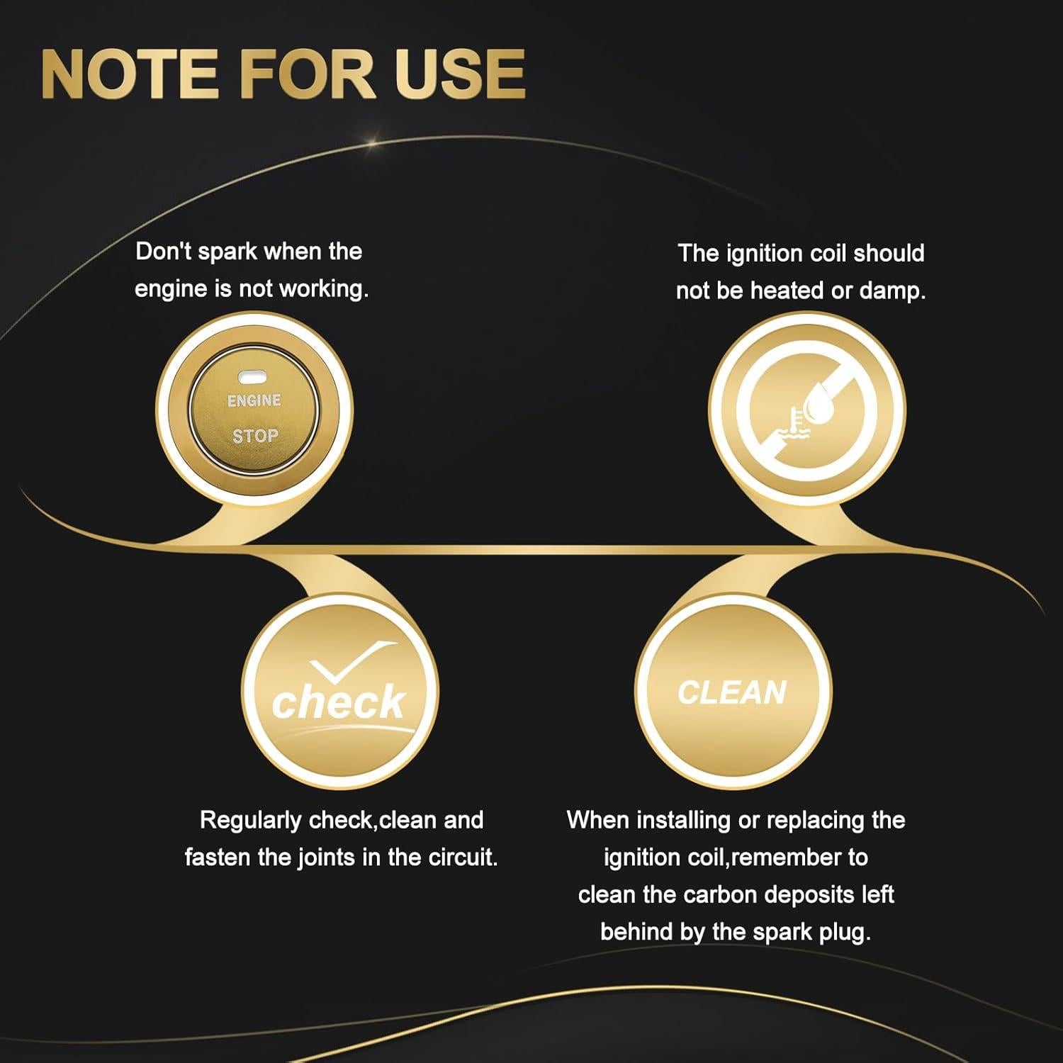 Bobinas de Encendido AXINMOTOO UF575 5PCS para VW y Audi