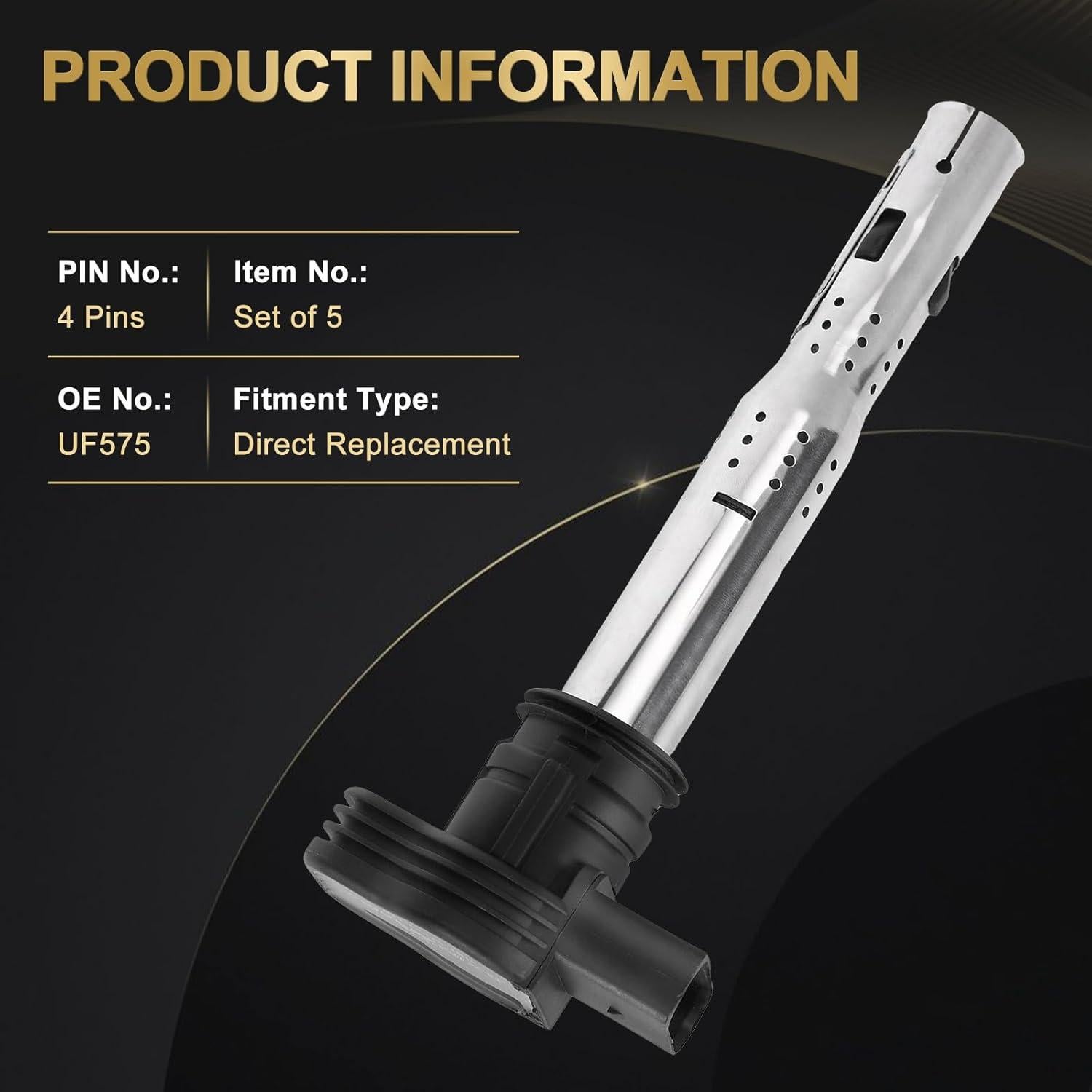 Bobinas de Encendido AXINMOTOO UF575 5PCS para VW y Audi