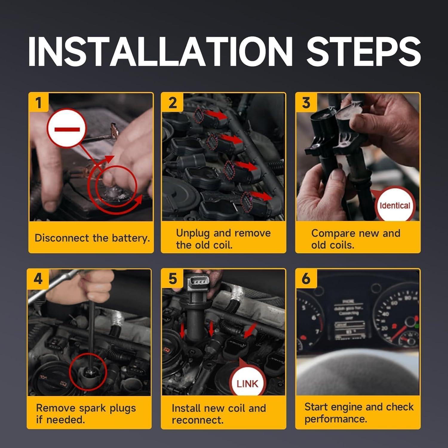 Bobina de Encendido Besuto UF575 y Bujía Iridio Doble 1675