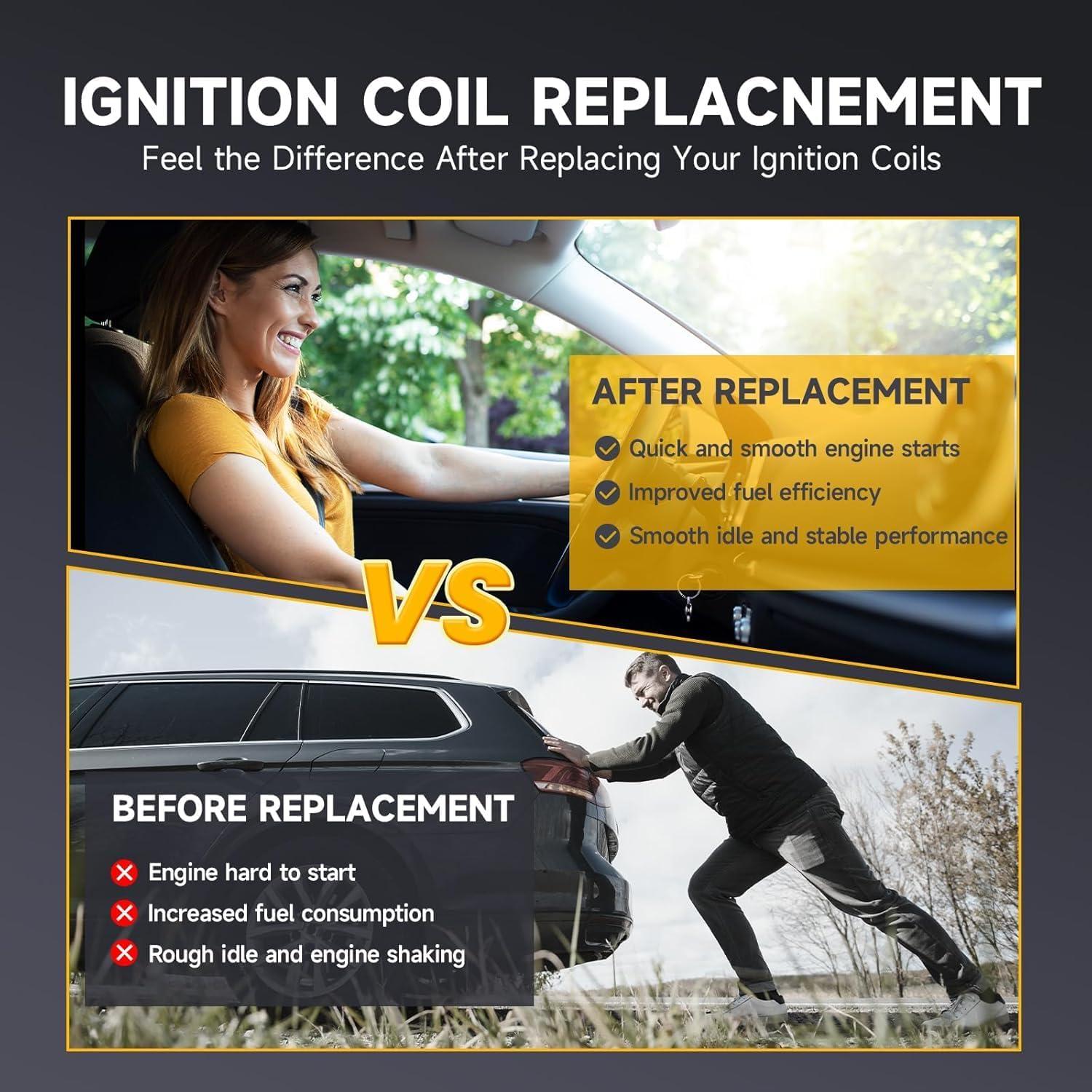 Bobina de Encendido Besuto UF575 y Bujía Iridio Doble 1675