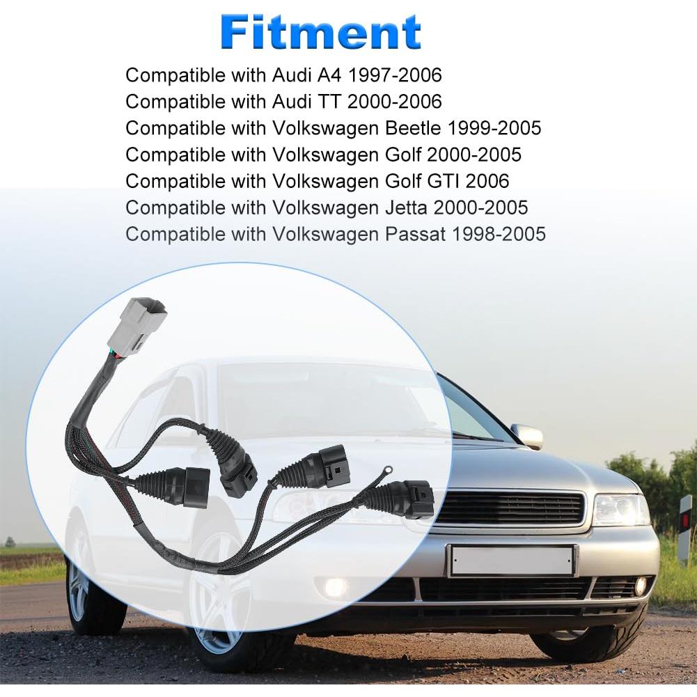 Arnés de Cable de Bobina de Encendido JDMON para Audi y VW