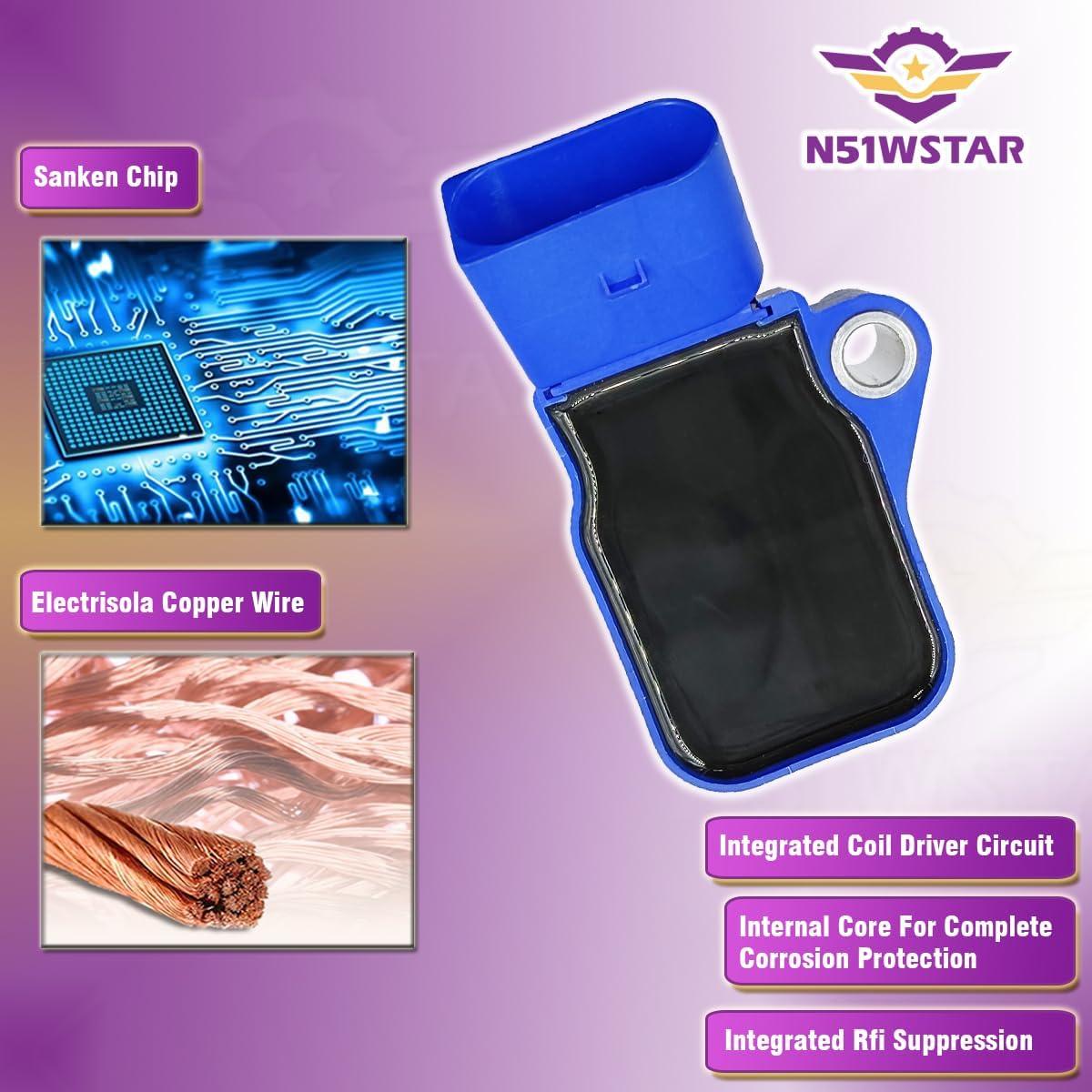 Juego de Bobinas de Encendido N51WSTAR para Audi y Volkswagen