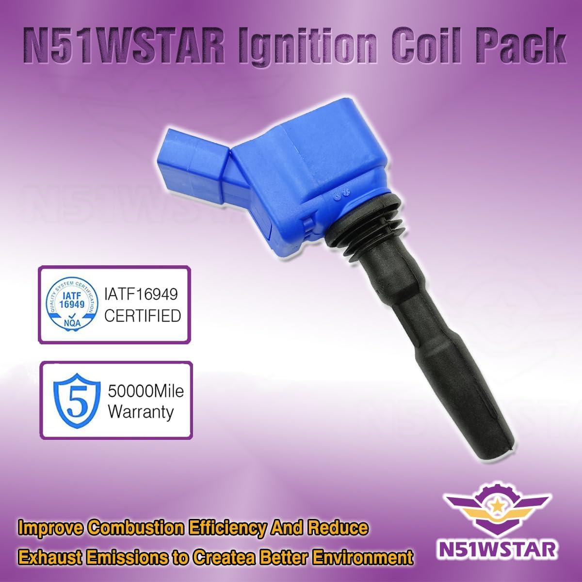 Juego de Bobinas de Encendido N51WSTAR para Audi y Volkswagen