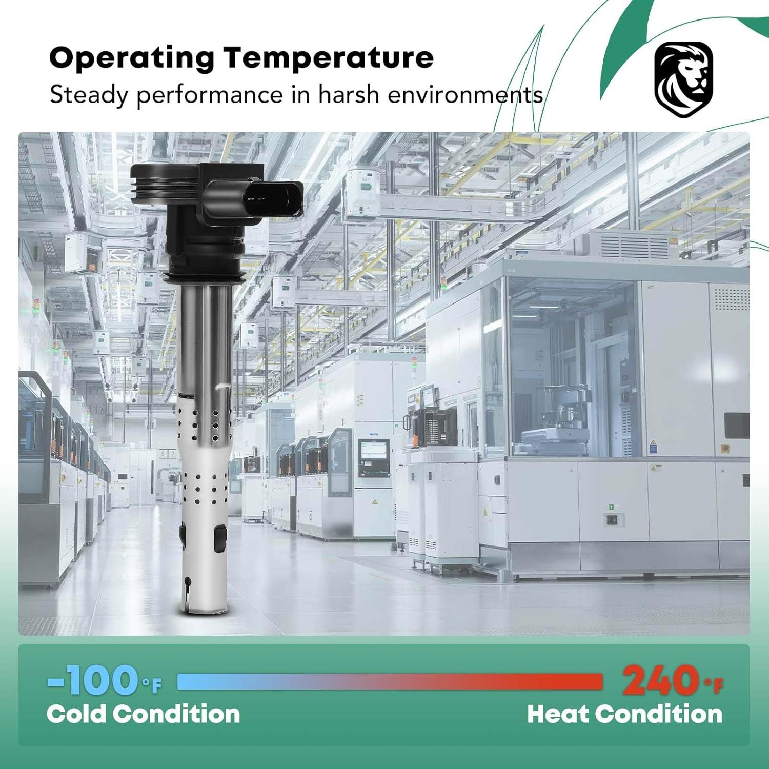 Bobinas de Encendido YHTAUTO para Audi y Volkswagen - 4 Piezas