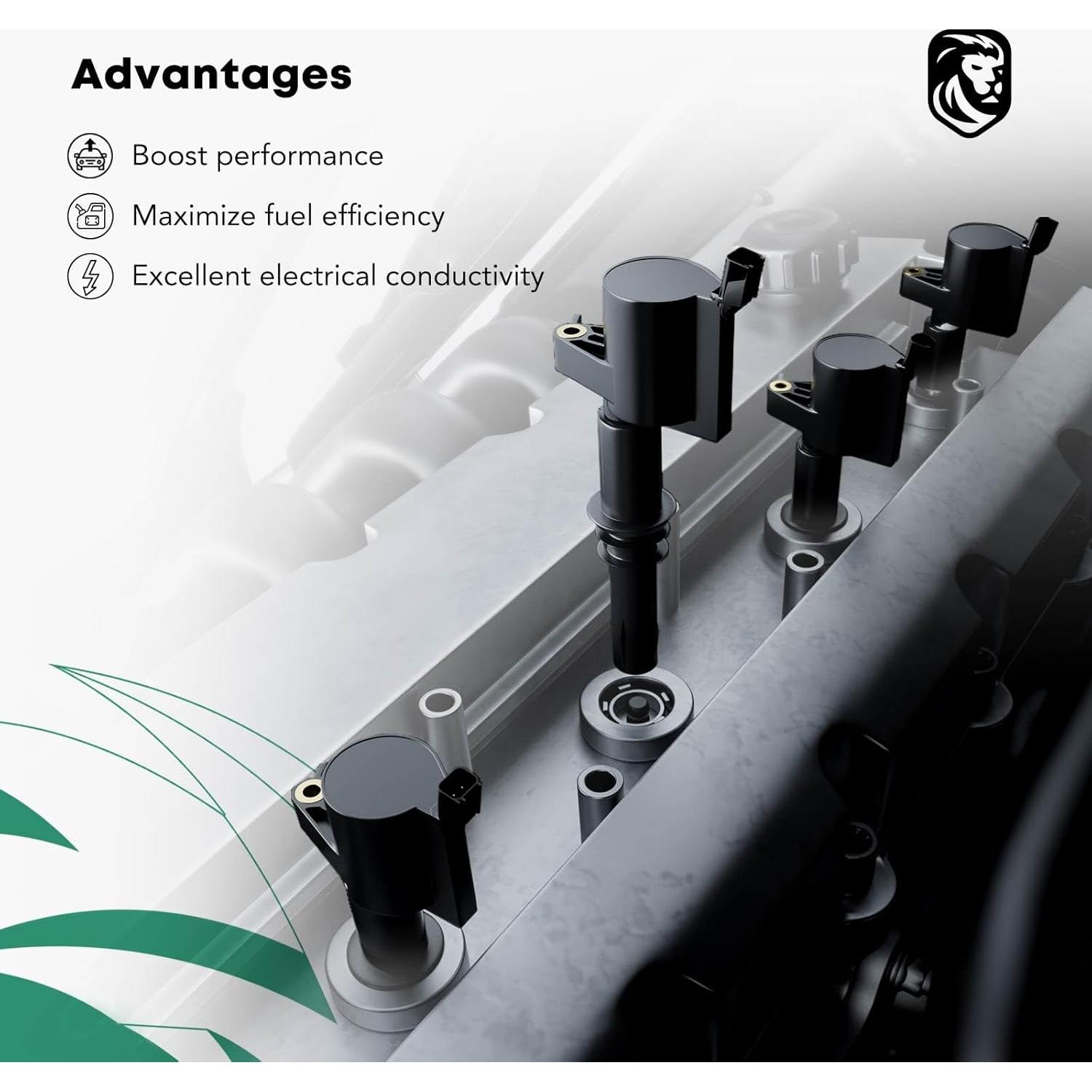 Bobinas de Encendido YHTAUTO para Audi y Volkswagen - 4 Piezas