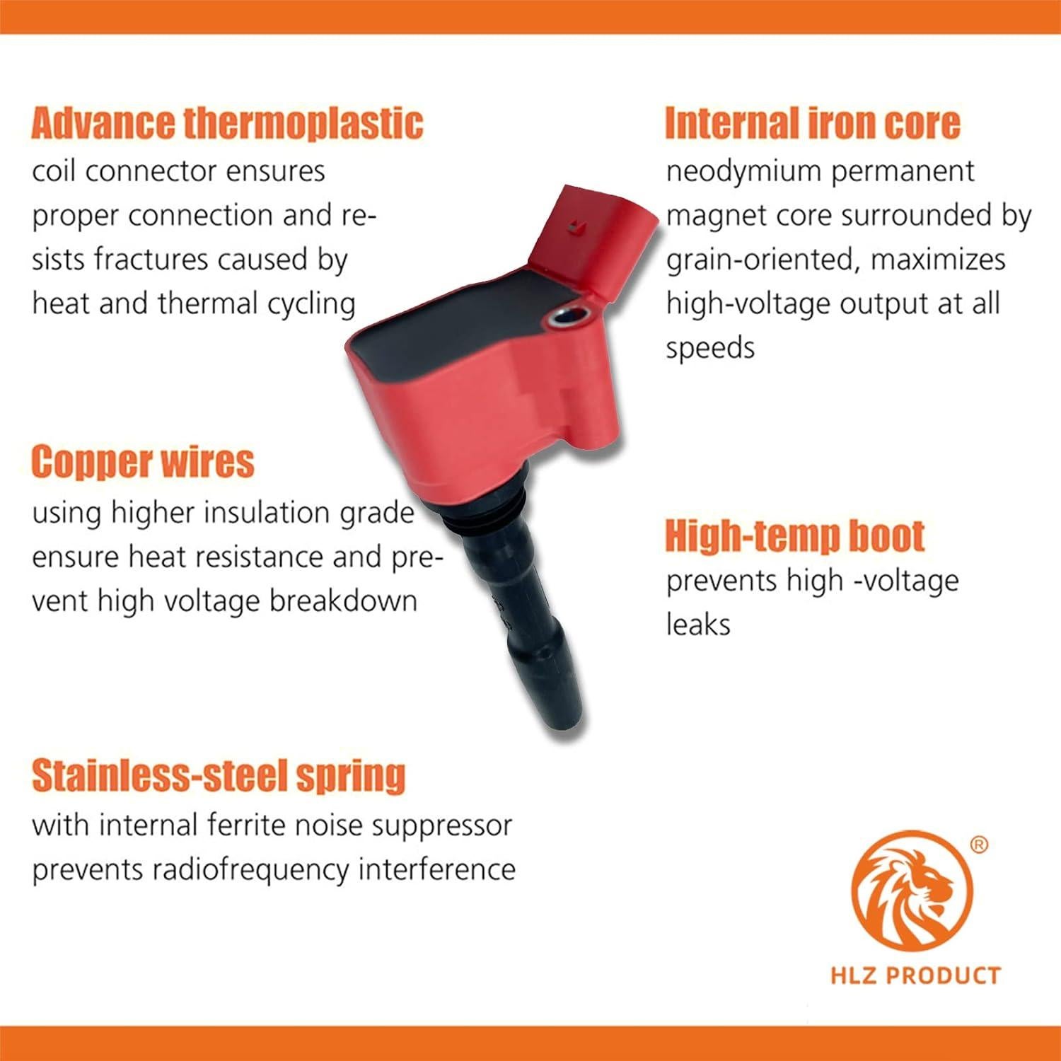 Bobinas de Encendido HLZ para Audi y VW 1.8T a 4.0T