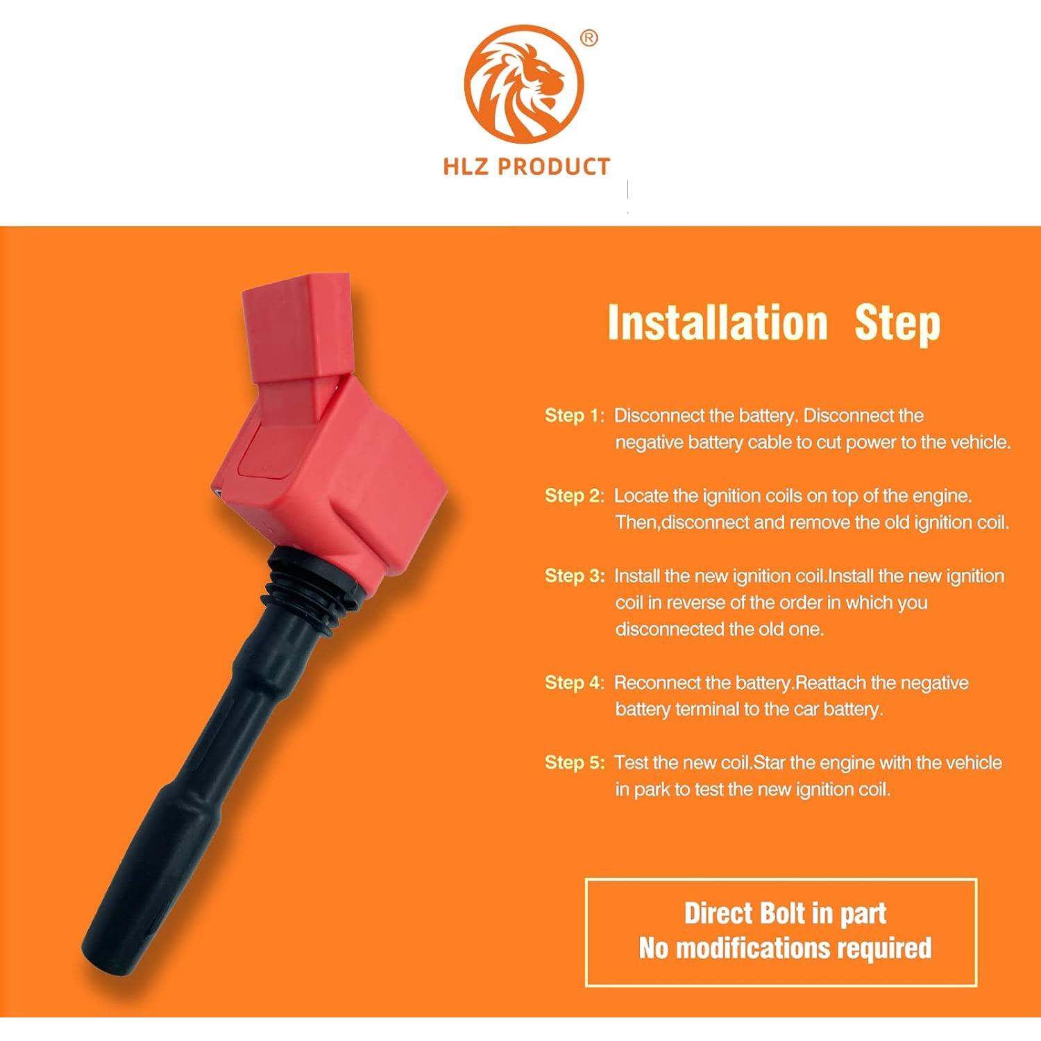 Bobinas de Encendido HLZ para Audi y VW 1.8T a 4.0T