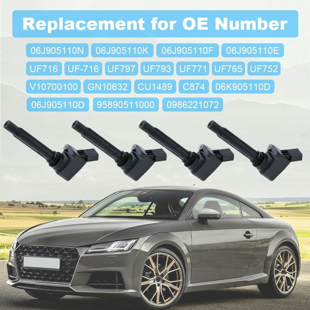 Bobinas de Encendido JDMON UF716 UF797 para Audi y Volkswagen