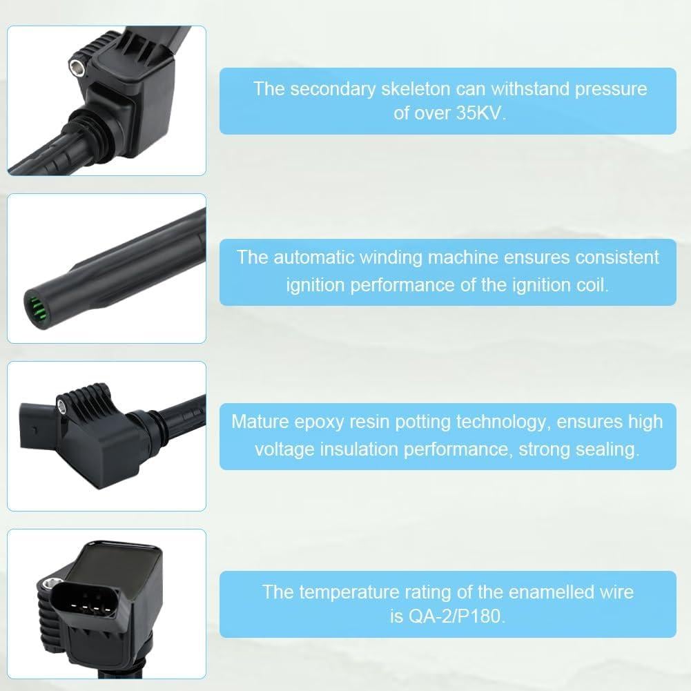 Bobinas de Encendido JDMON UF716 UF797 para Audi y Volkswagen