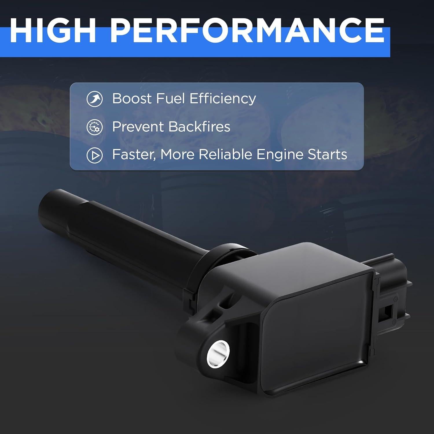 Juego 4 Bobinas Encendido UF781 + 4 Bujías Iridio TNMT