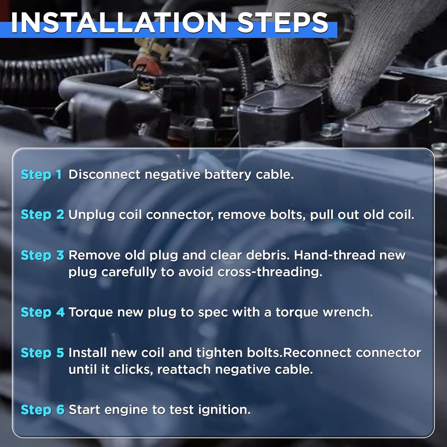 Juego 4 Bobinas Encendido UF781 + 4 Bujías Iridio TNMT