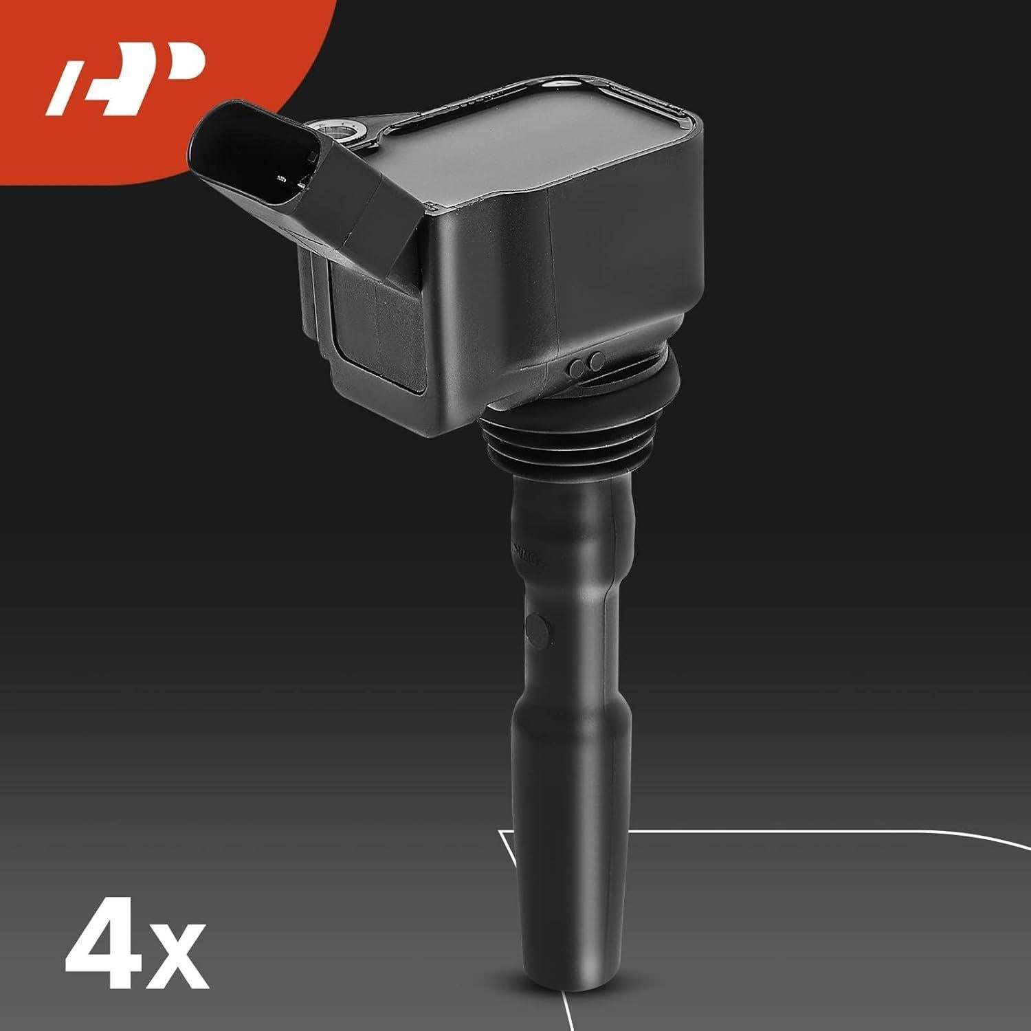 Conjunto A-Premium 4 Bobinas y Bujías Iridio Volkswagen Audi