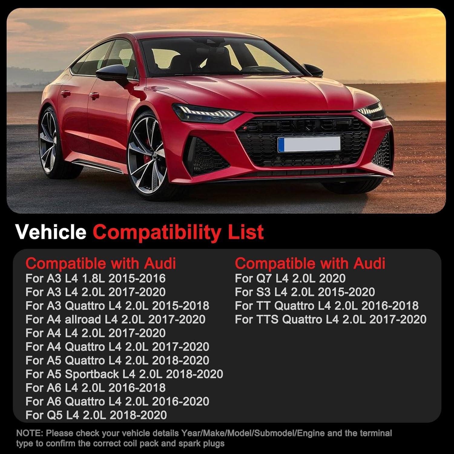 Bobinas de Encendido y Bujías de Iridio GPMMWPG UF716 - Juego de 4