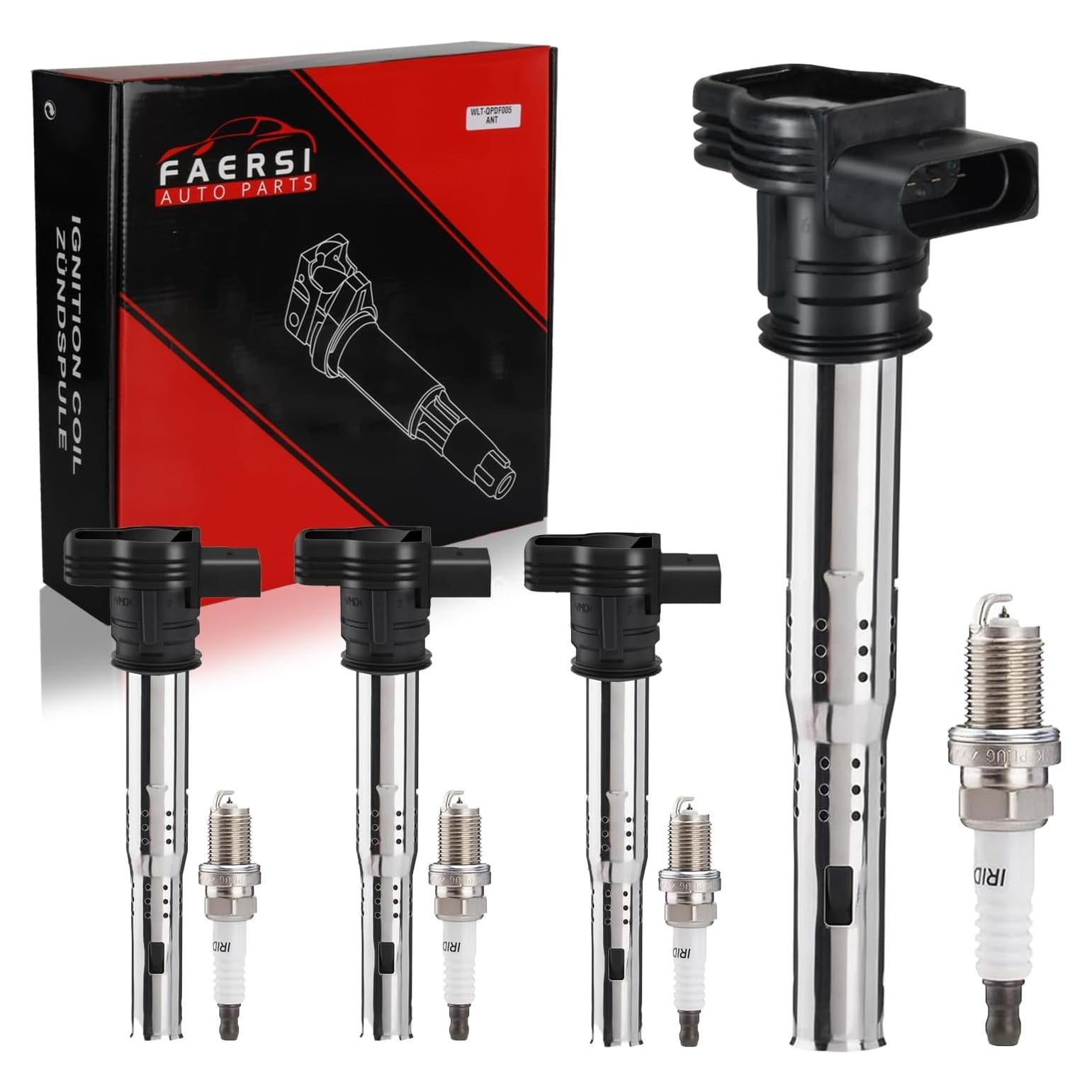 Bobinas de Encendido y Bujías FAERSI U504 para VW y Audi