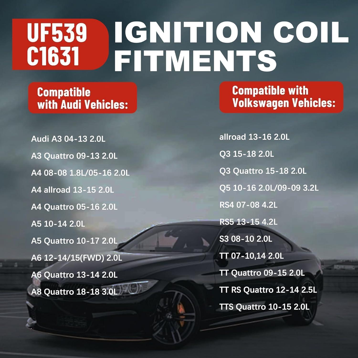 Bobinas de Encendido y Bujías FAERSI U504 para VW y Audi