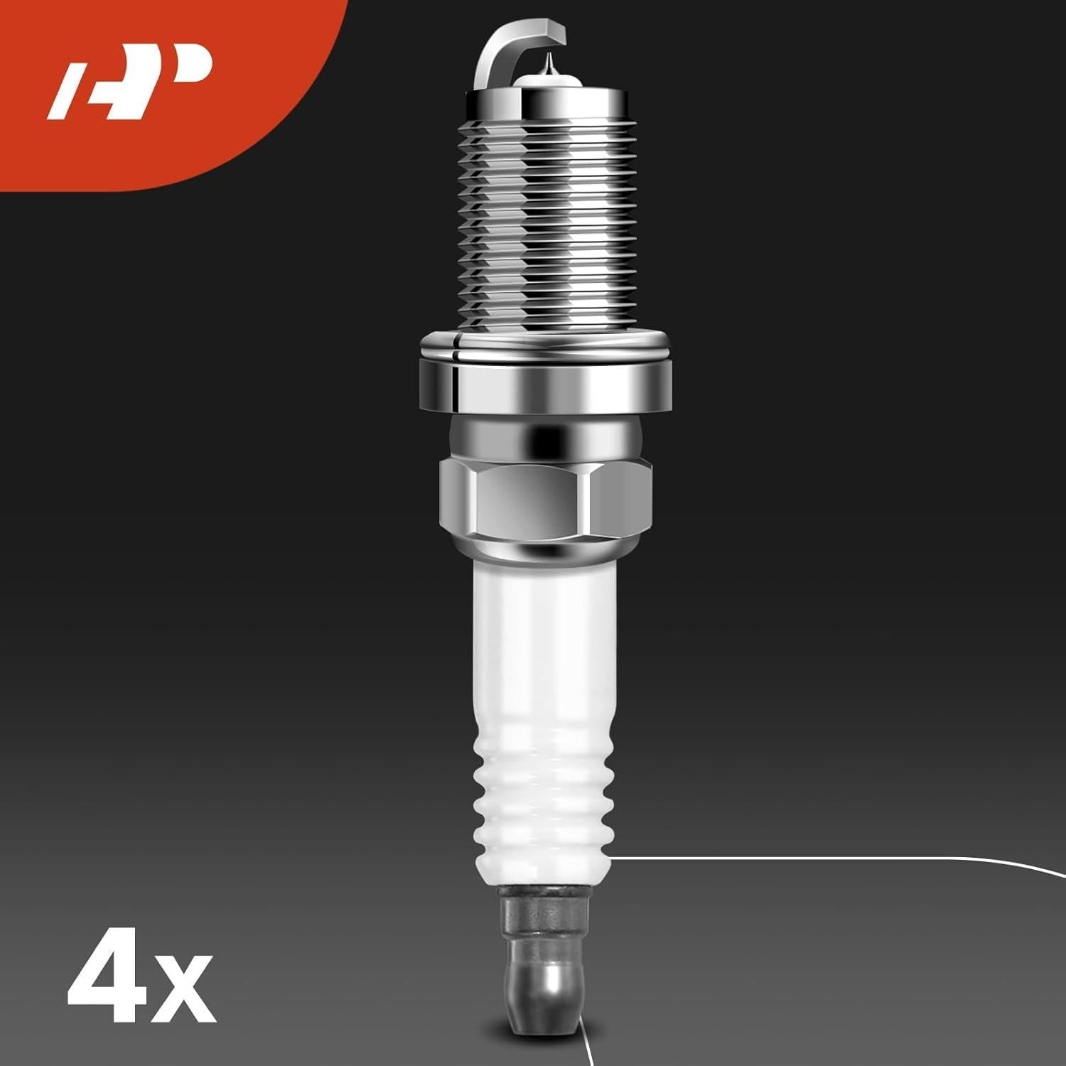 Juego de 4 Bobinas de Encendido y Bujías Iridio A-Premium