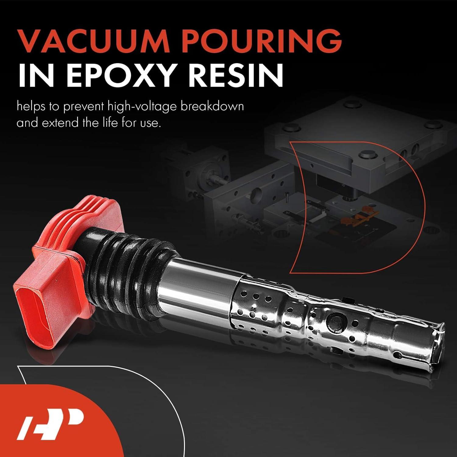 Bobinas de Encendido A-Premium para Audi A4 A6 V6 3.0L 4PC