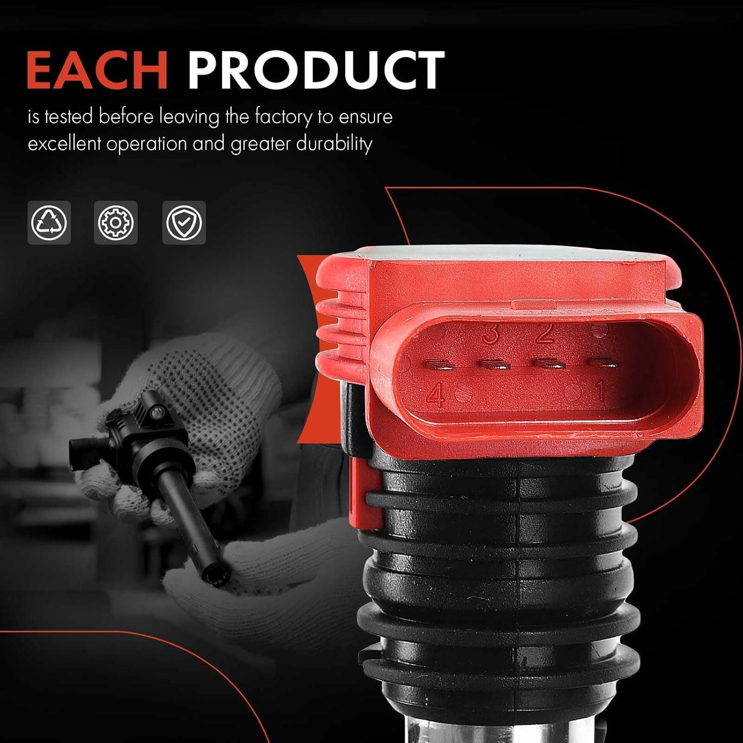 Bobinas de Encendido A-Premium para Audi A4 A6 V6 3.0L 4PC