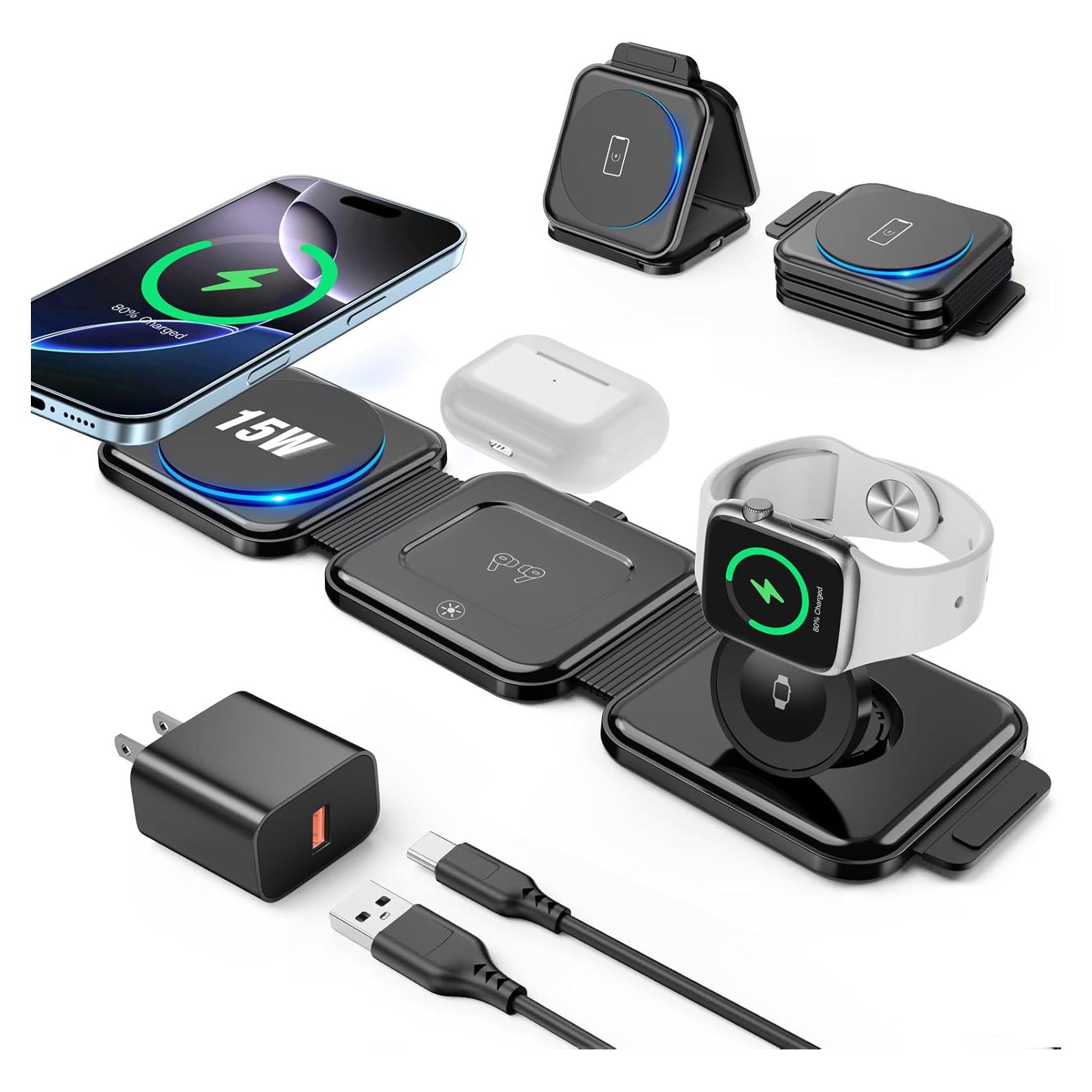 Estación de Carga 3 en 1 OANDYS Mag-Safe 20W Plegable