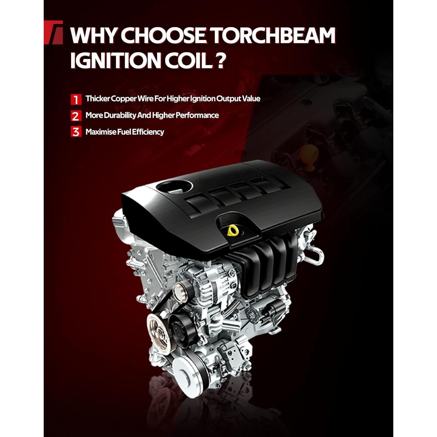 Bobinas de Encendido Torchbeam UF411 para Audi y VW 1.8T