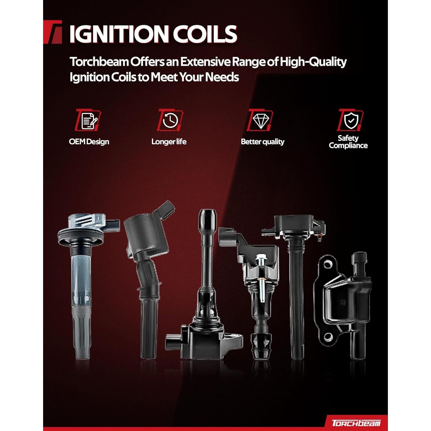 Bobinas de Encendido Torchbeam UF411 para Audi y VW 1.8T