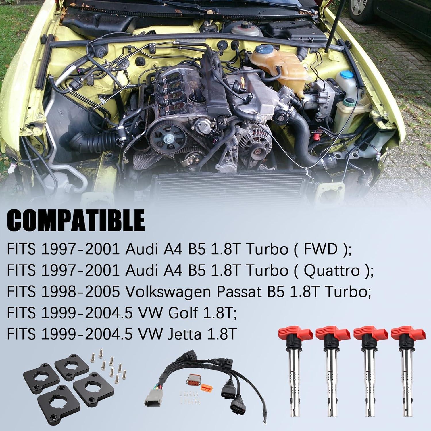 Kit de Conversión Bobinas Encendido 1.8T a 2.0T FSI R8 LIUWEIRACING