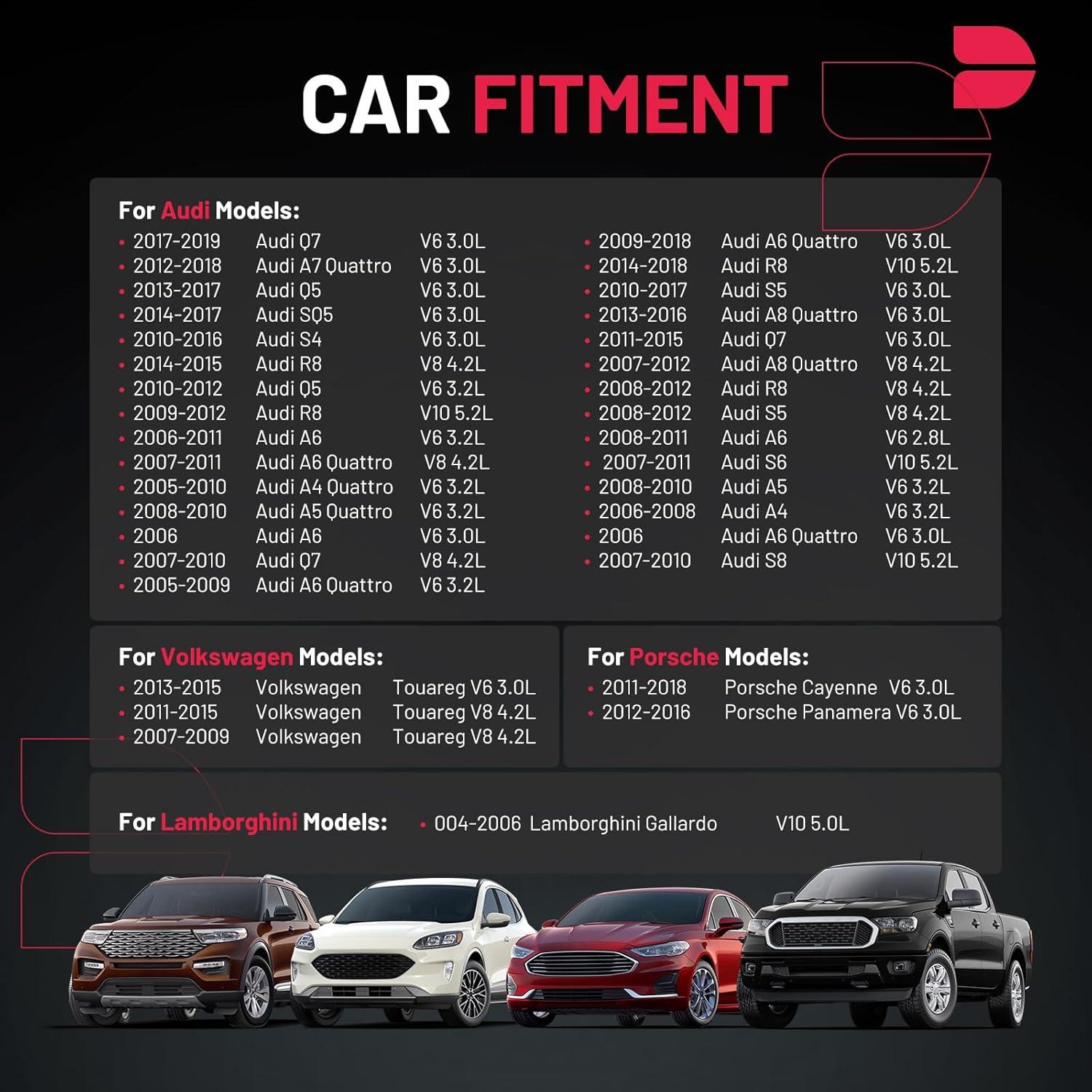 Bobinas de Encendido BDFHYK UF529 para Audi y VW - Juego de 4