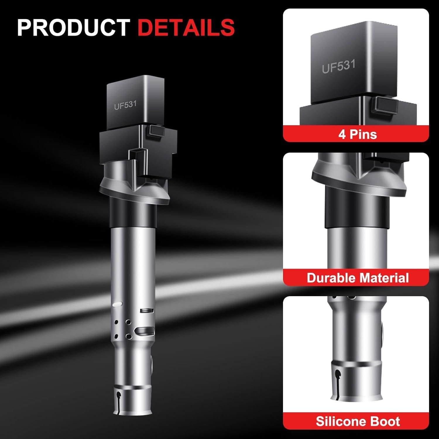 Bobinas de Encendido GPMMWPG UF531 para Audi y VW - Juego de 6