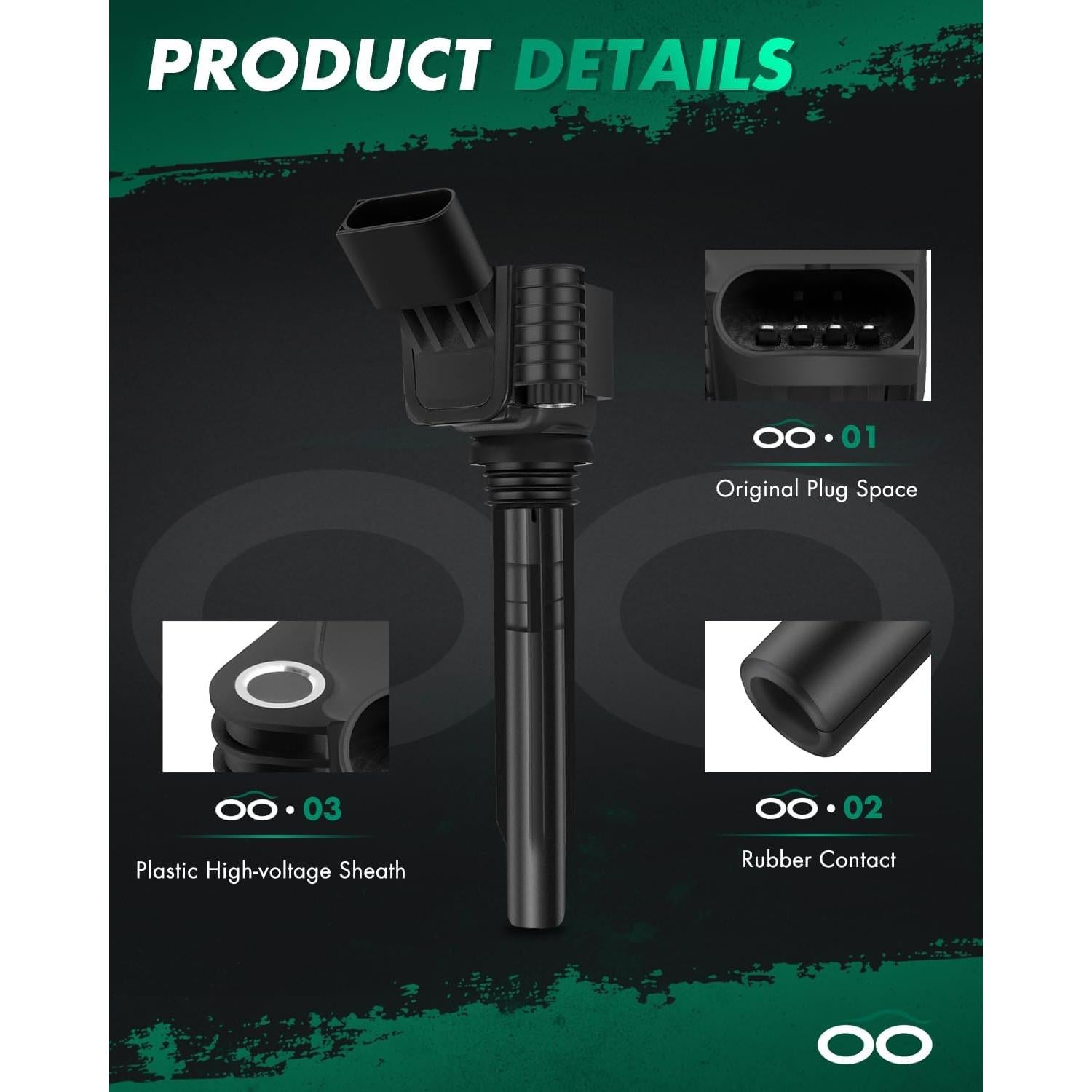 Bobinas de Encendido SCITOO UF765 para B-eetle, Atlas, A-udi