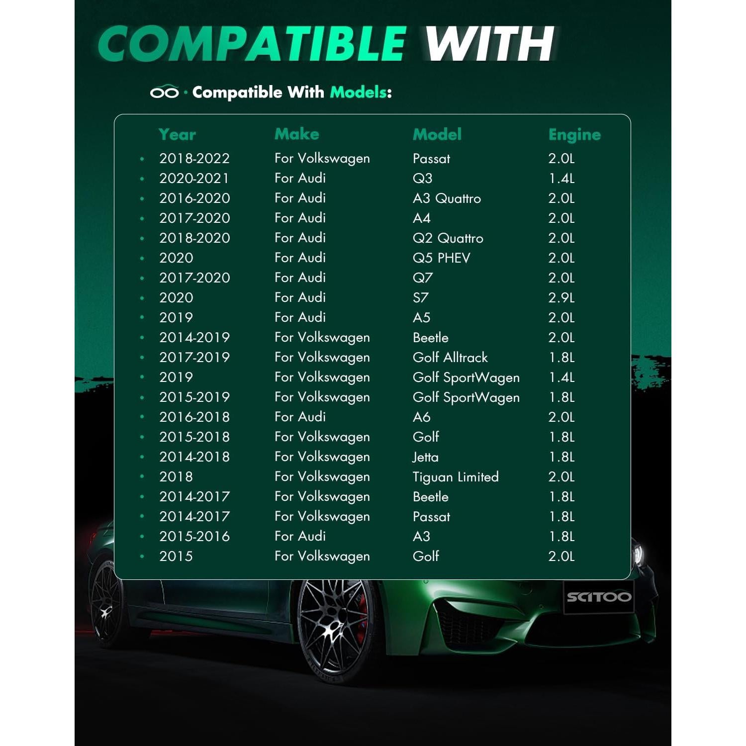 Bobinas de Encendido SCITOO UF765 para B-eetle, Atlas, A-udi