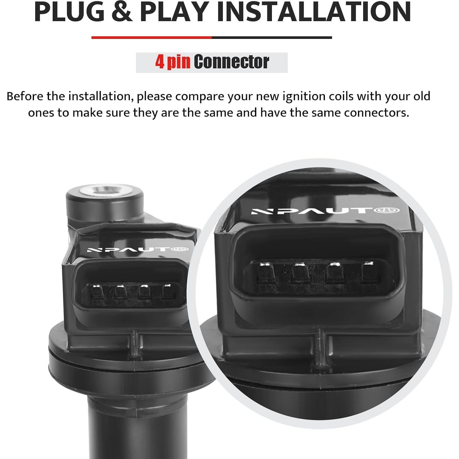 Juego de 6 Bobinas de Encendido y Bujías NPAUTO UF-267