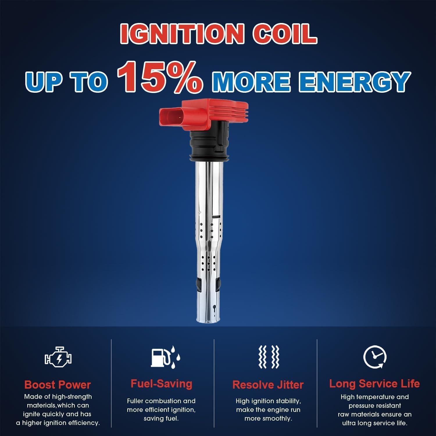 Bobinas de Encendido KLC para Audi y Volkswagen 2.0T 2.5L