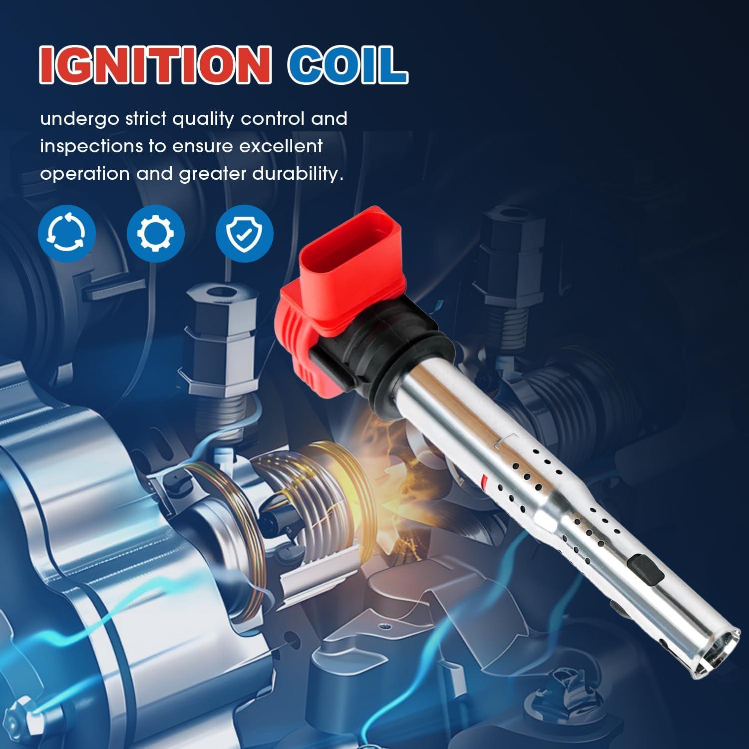 Bobinas de Encendido KLC para Audi y Volkswagen 2.0T 2.5L